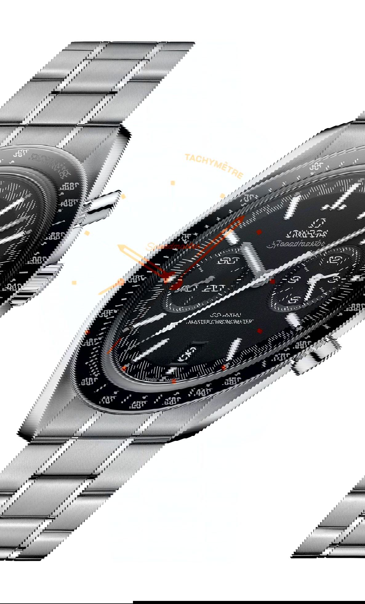 Omega Speedmaster luxury timepiece - detailed view