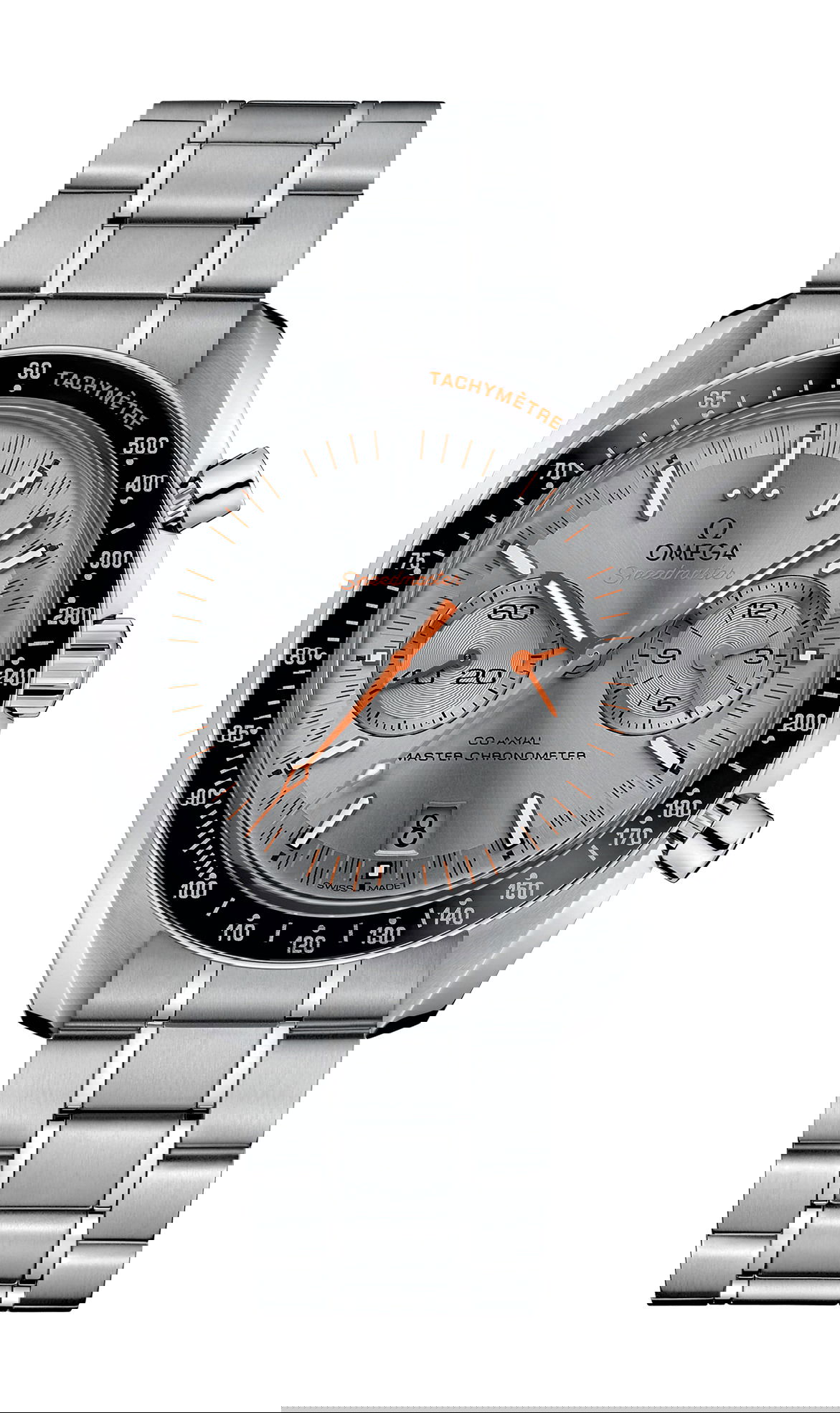 Omega Speedmaster luxury timepiece - detailed view