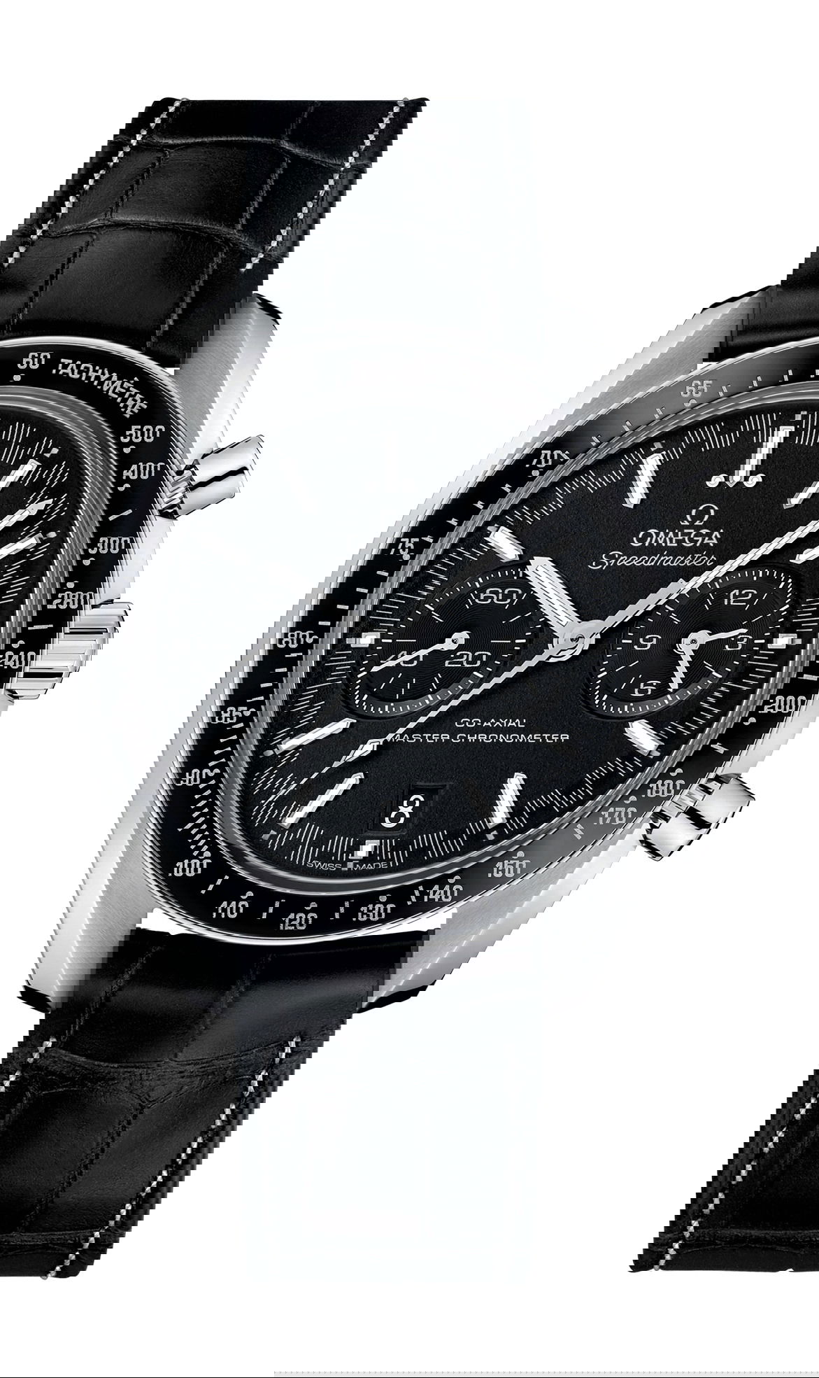 Omega Speedmaster luxury timepiece - detailed view
