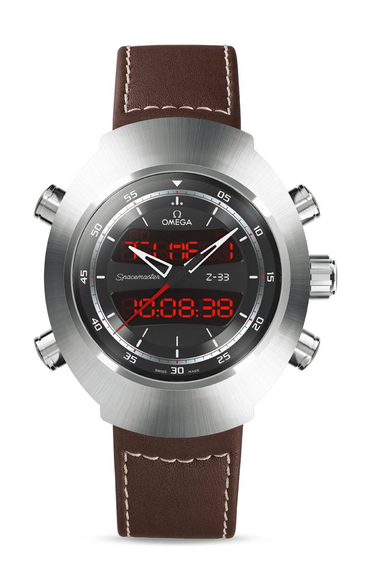 Omega Speedmaster luxury timepiece - detailed view