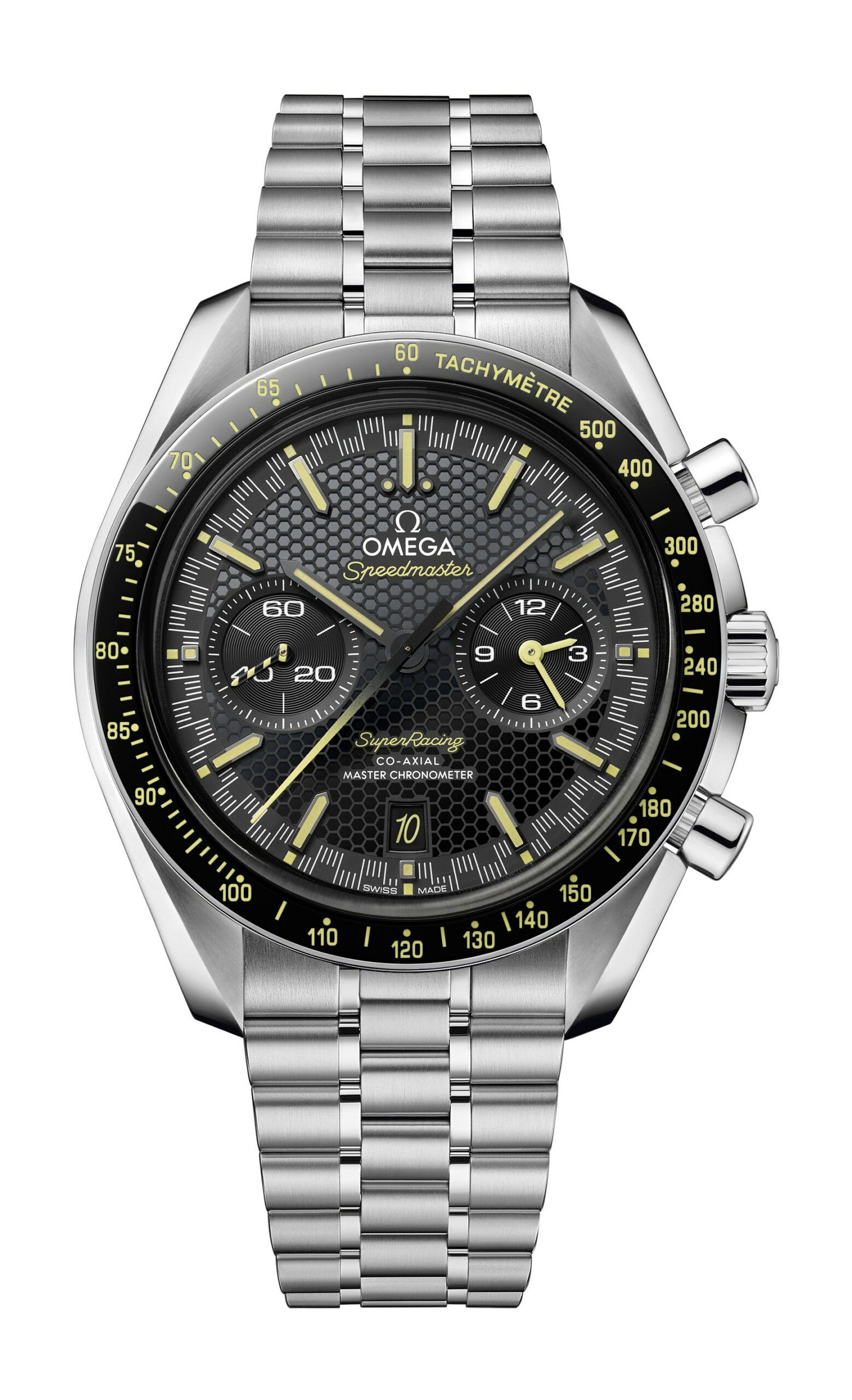 Omega Speedmaster luxury timepiece - detailed view