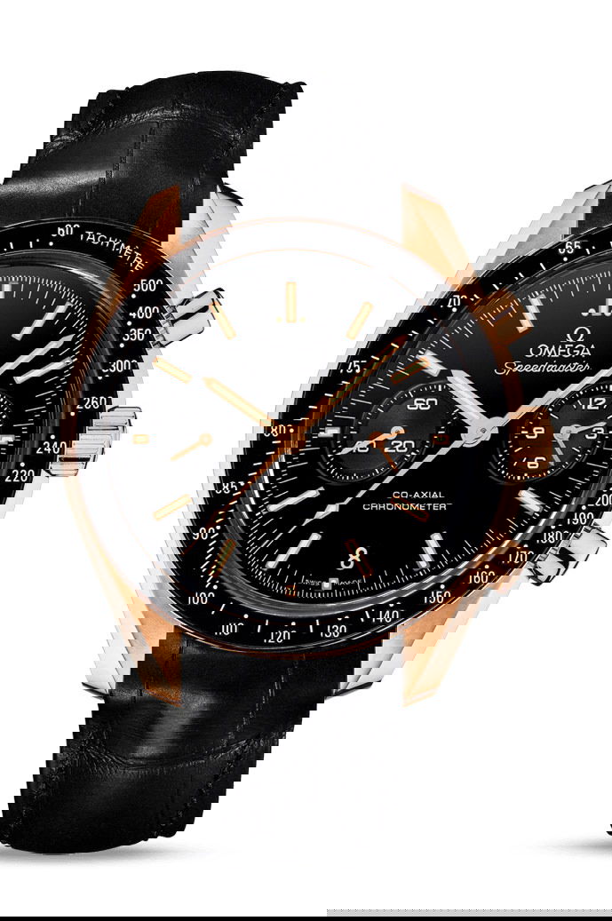 Omega Speedmaster luxury timepiece - detailed view