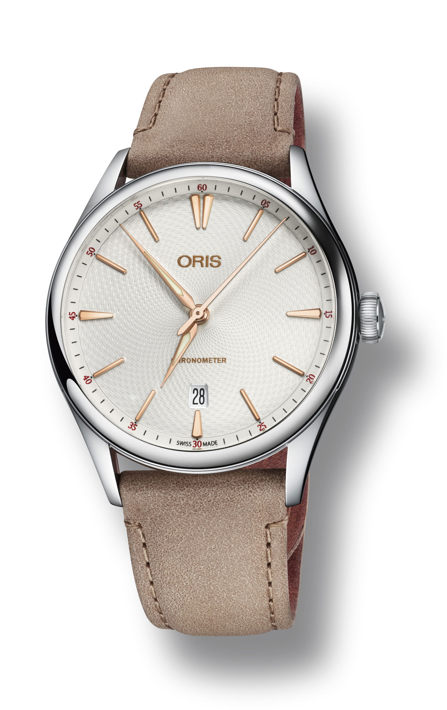 Oris Artelier Chronometer, Date luxury timepiece - detailed view