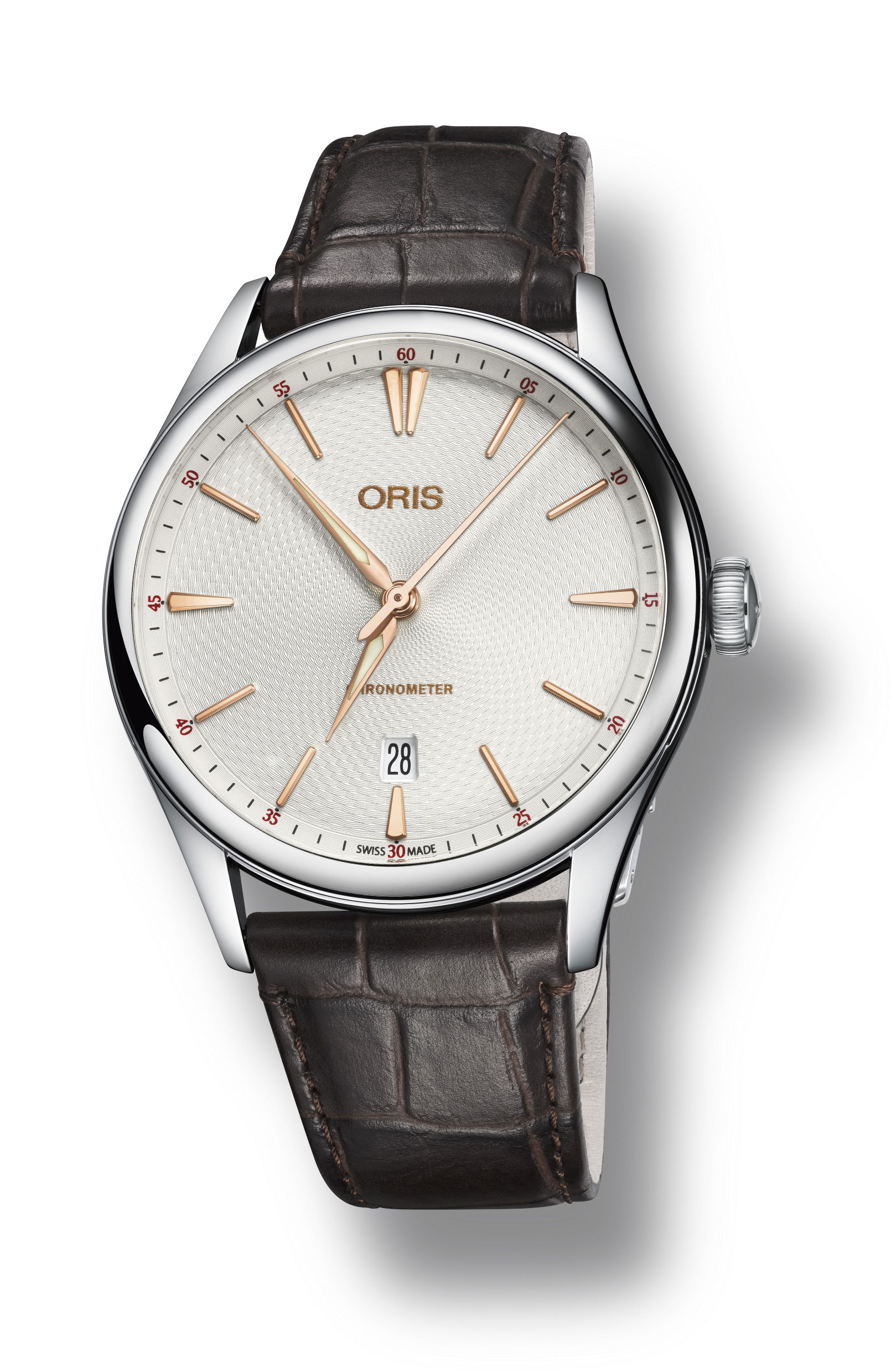 Oris Artelier Chronometer, Date luxury timepiece - detailed view