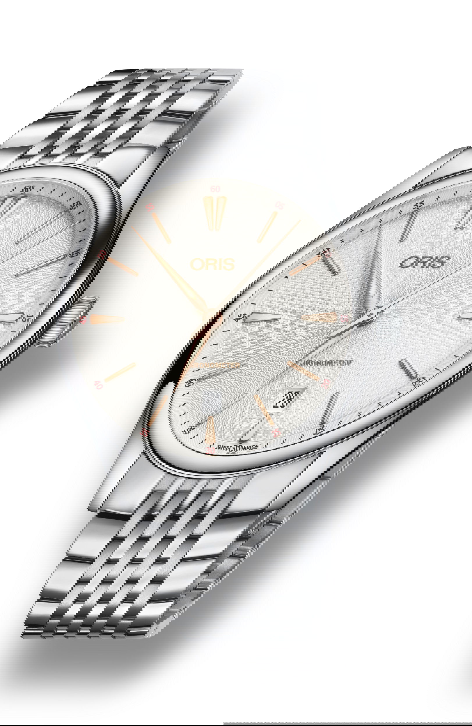 Oris Artelier Chronometer, Date luxury timepiece - detailed view