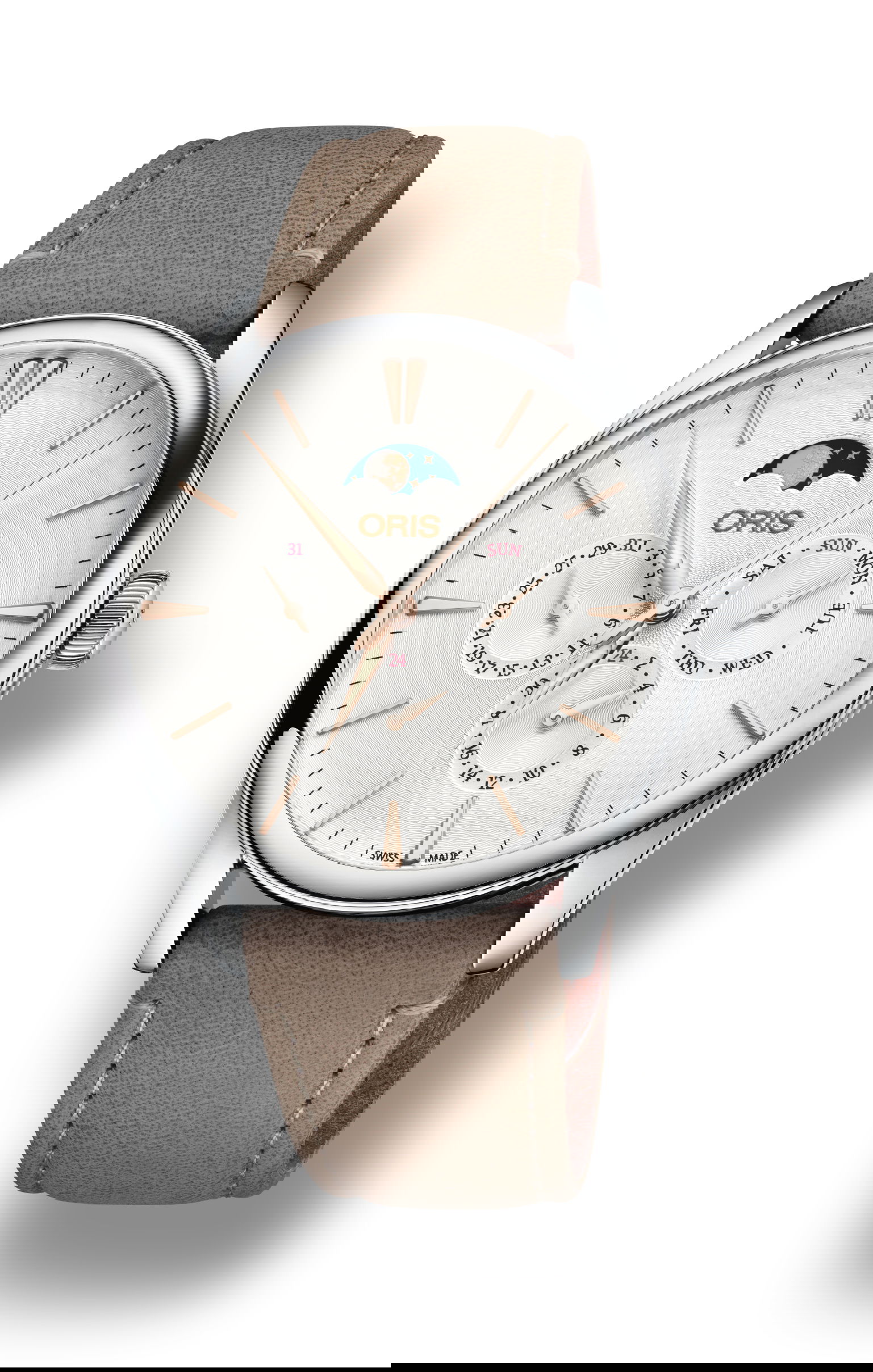 Oris Artelier Complication luxury timepiece - detailed view