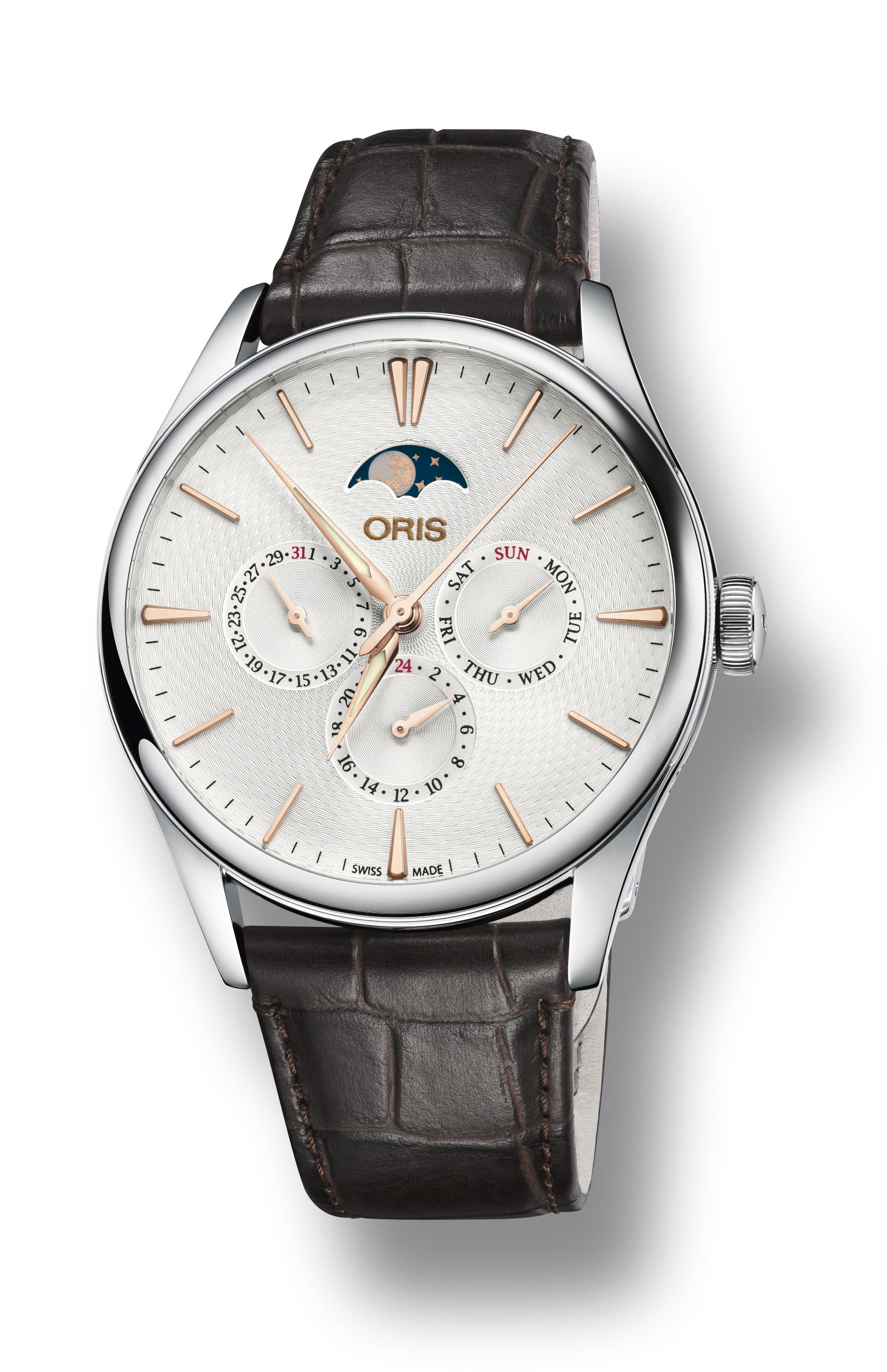 Oris Artelier Complication luxury timepiece - detailed view