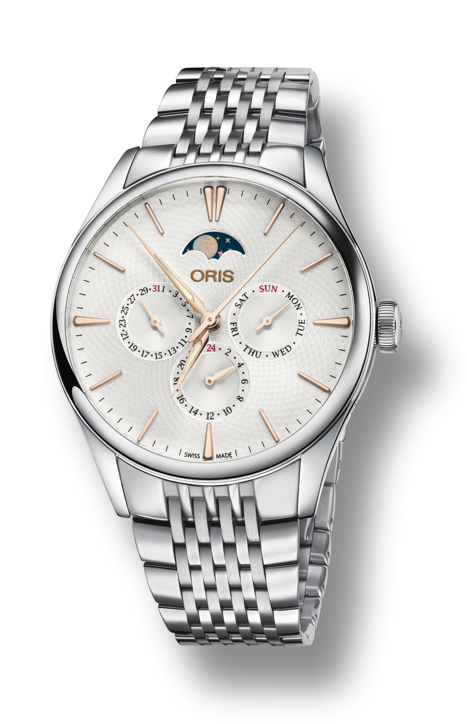 Oris Artelier Complication luxury timepiece - detailed view