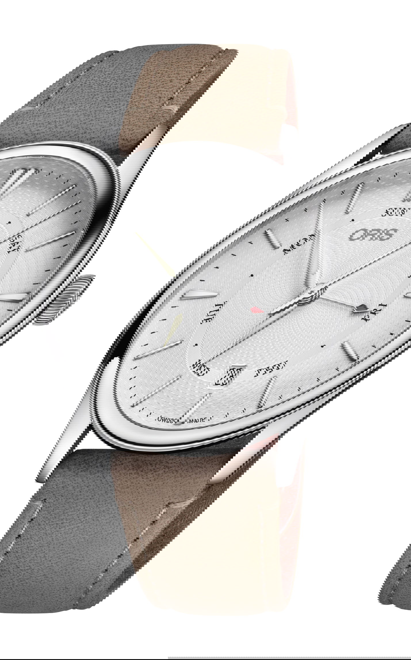 Oris Artelier Pointer Day Date luxury timepiece - detailed view