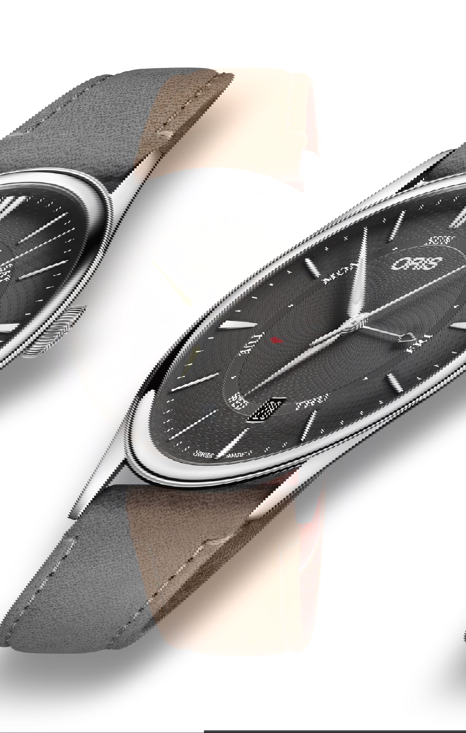 Oris Artelier Pointer Day Date luxury timepiece - detailed view