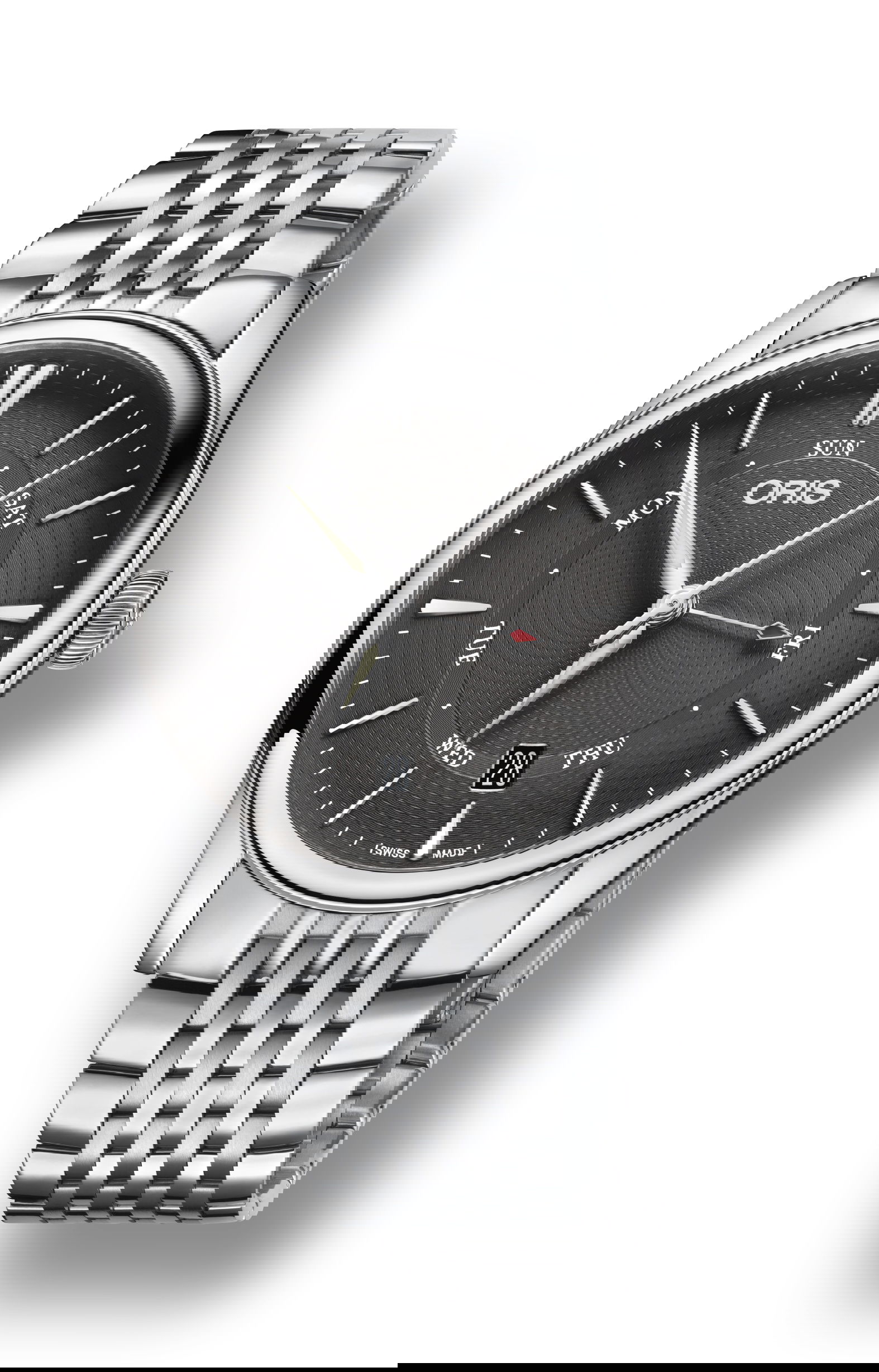 Oris Artelier Pointer Day Date luxury timepiece - detailed view