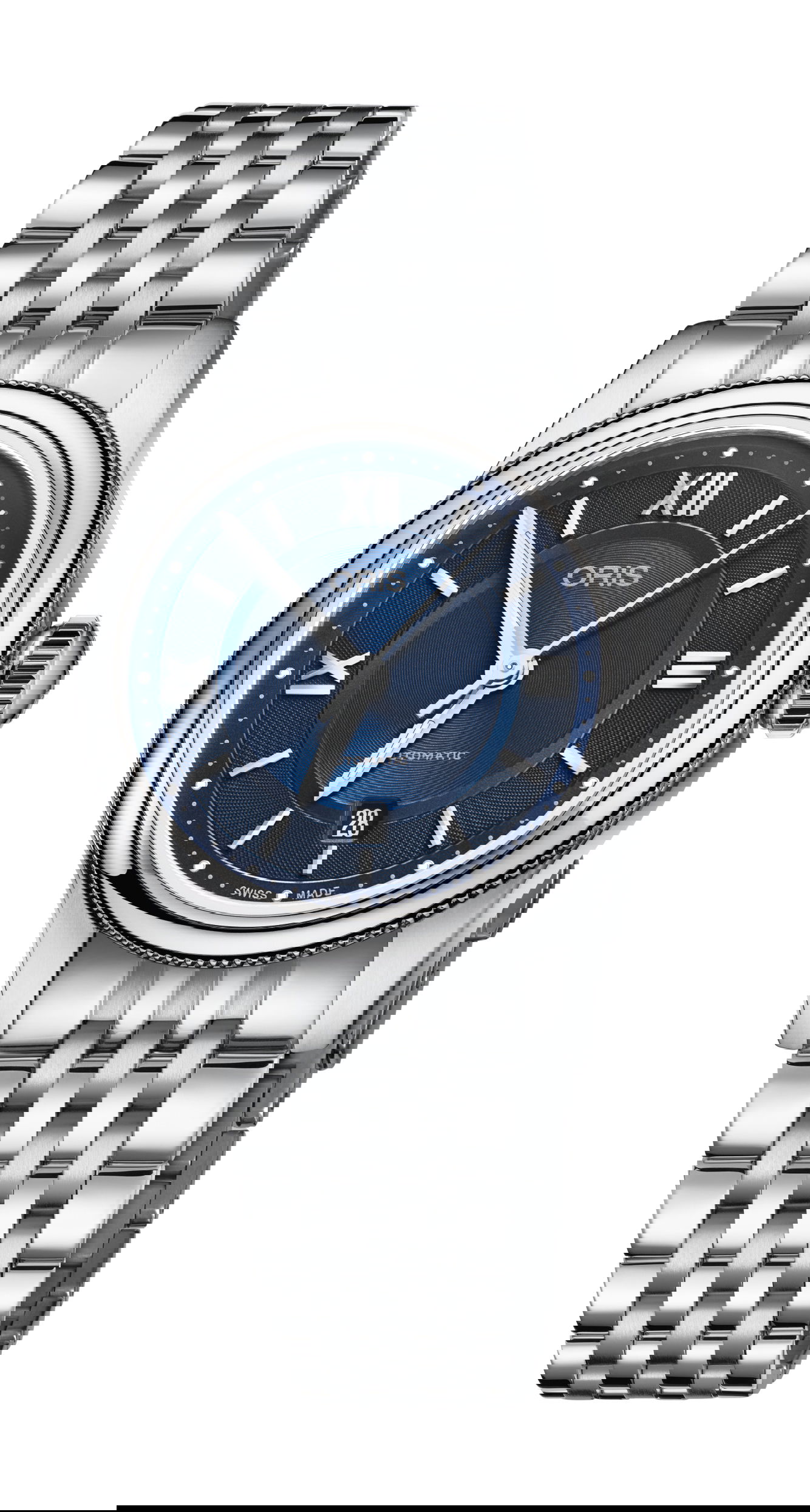 Oris Classic Date luxury timepiece - detailed view
