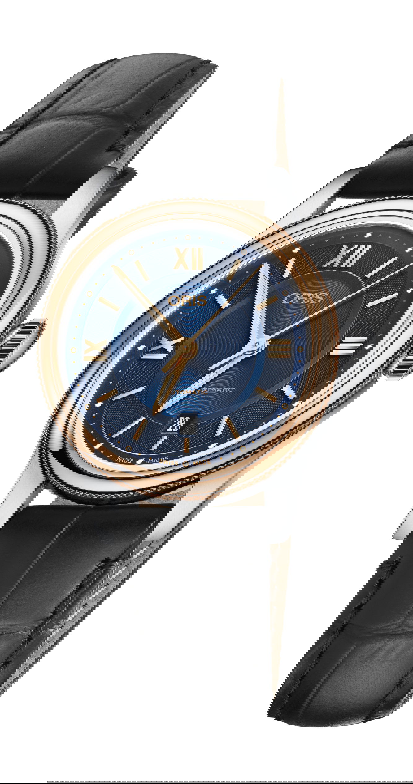 Oris Classic Date luxury timepiece - detailed view