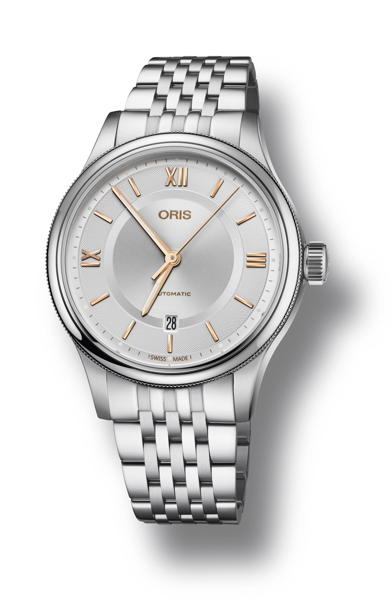 Oris Classic Date luxury timepiece - detailed view