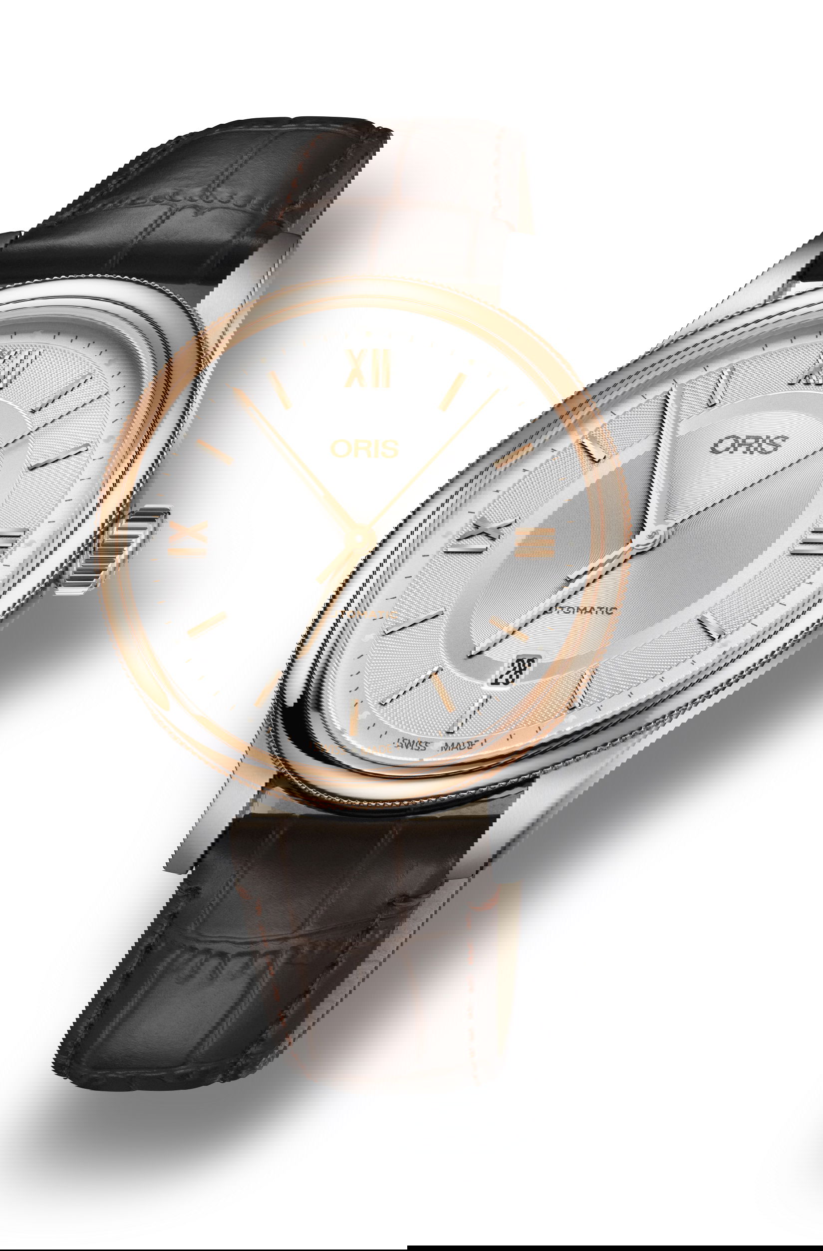 Oris Classic Date luxury timepiece - detailed view