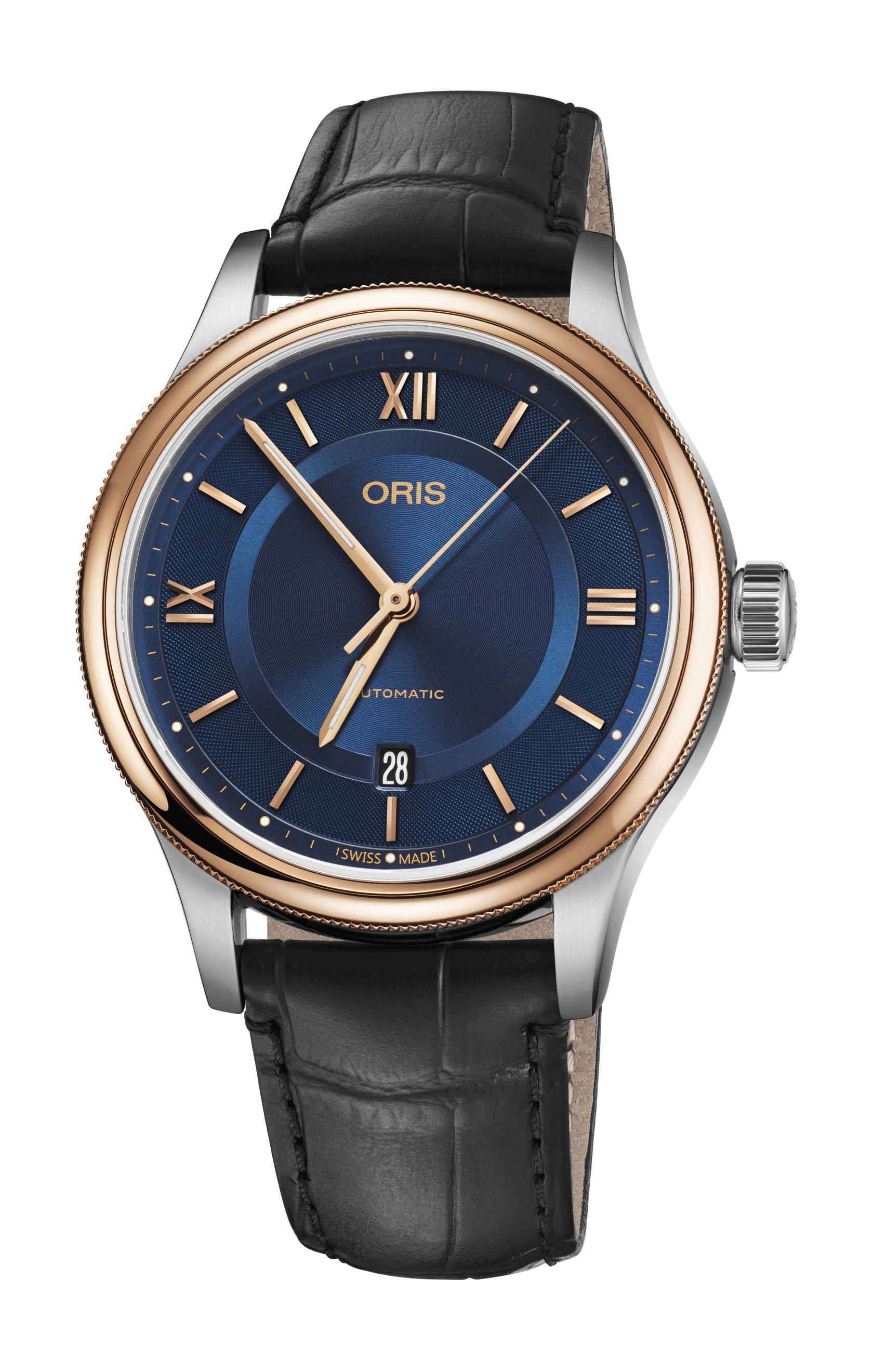 Oris Classic Date luxury timepiece - detailed view