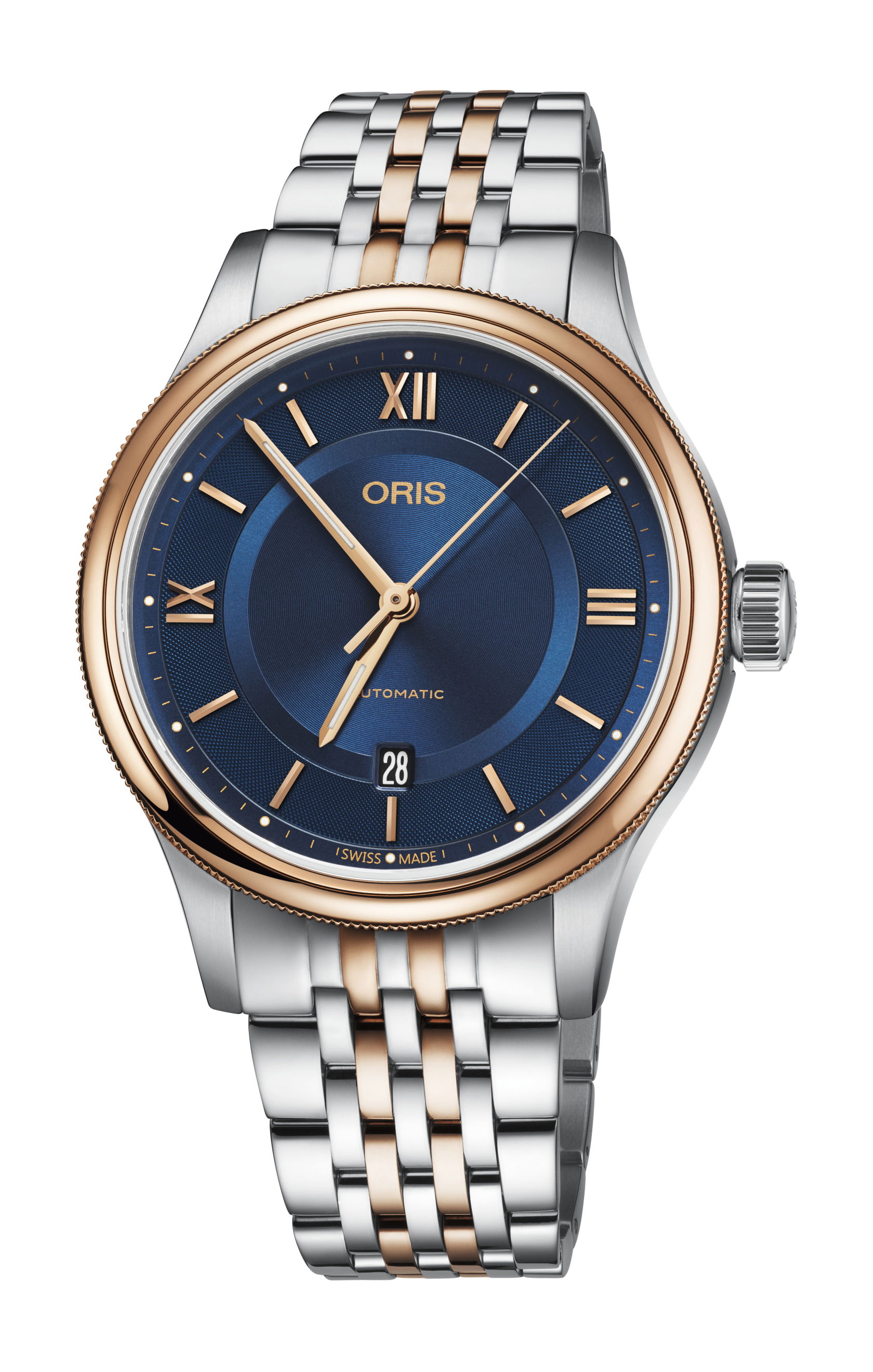 Oris Classic Date luxury timepiece - detailed view