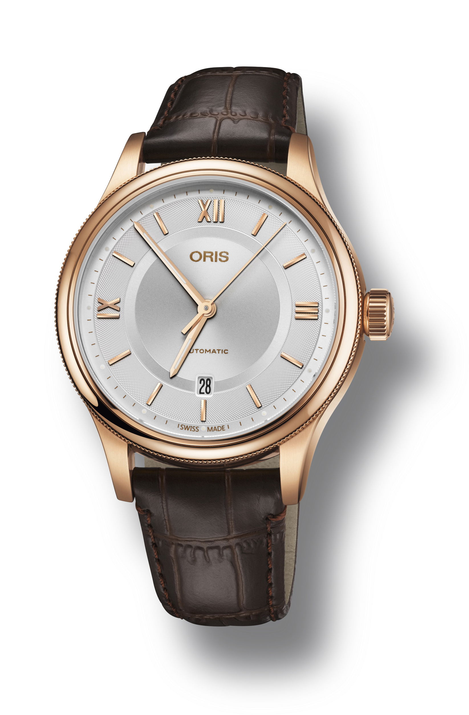 Oris Classic Date luxury timepiece - detailed view