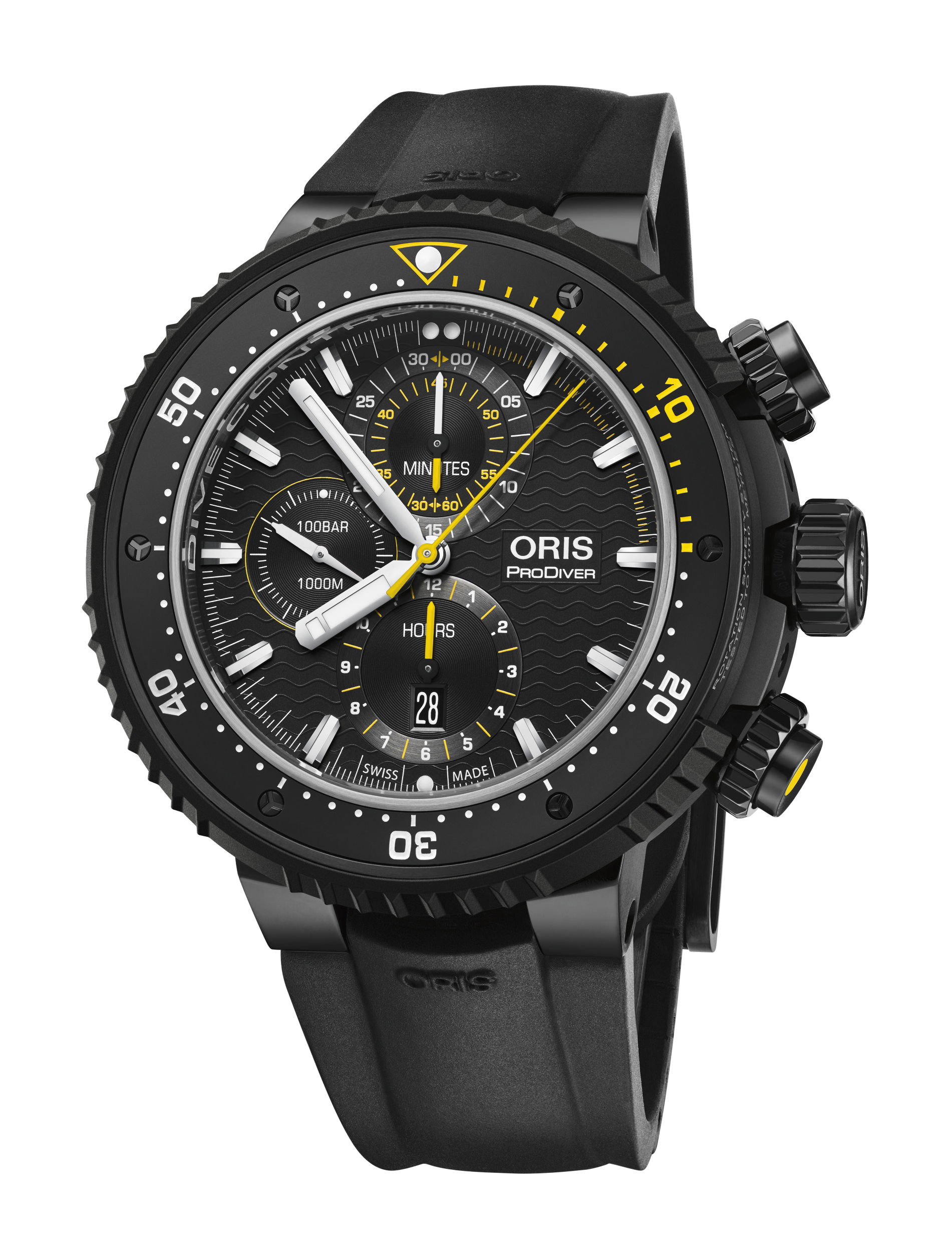 Oris Dive Control Limited Edition luxury timepiece - detailed view