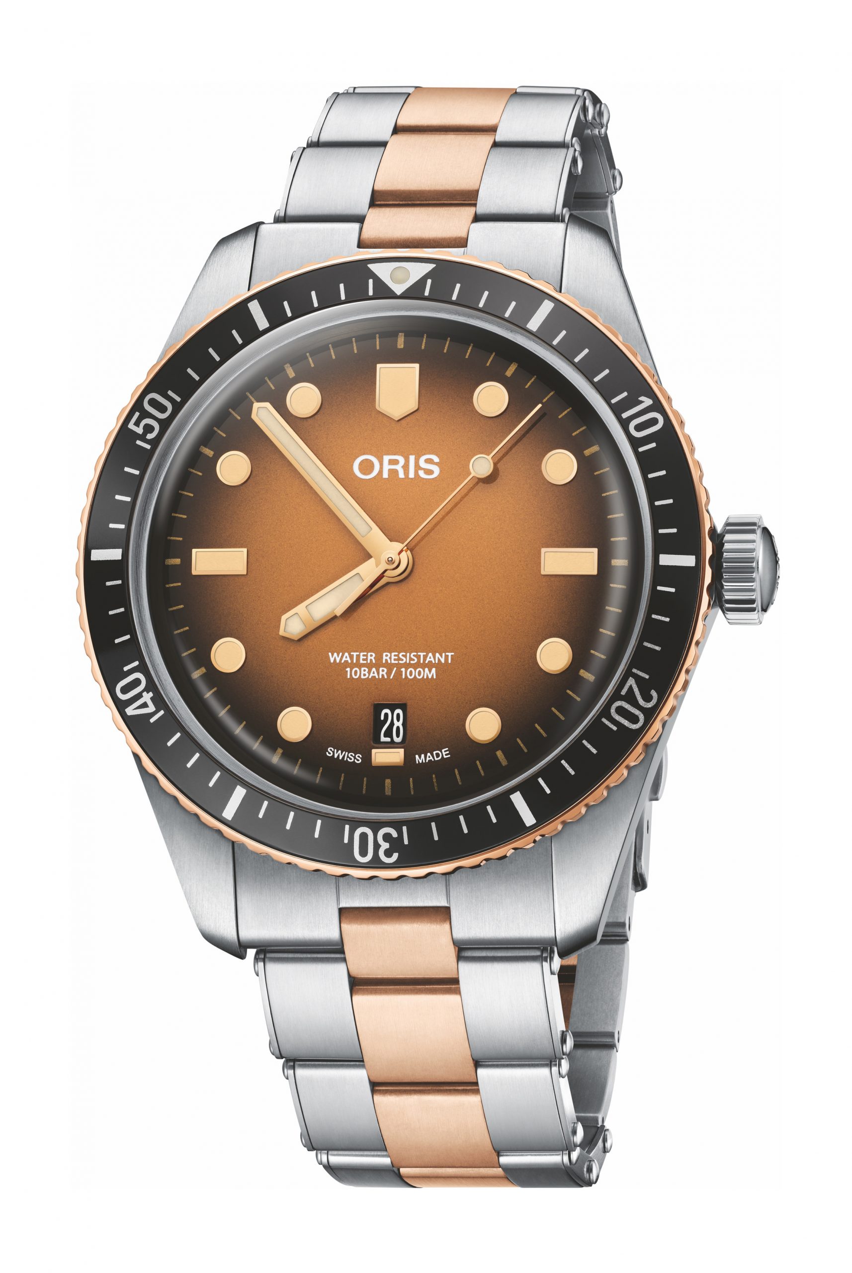 Oris Divers Sixty-Five luxury timepiece - detailed view