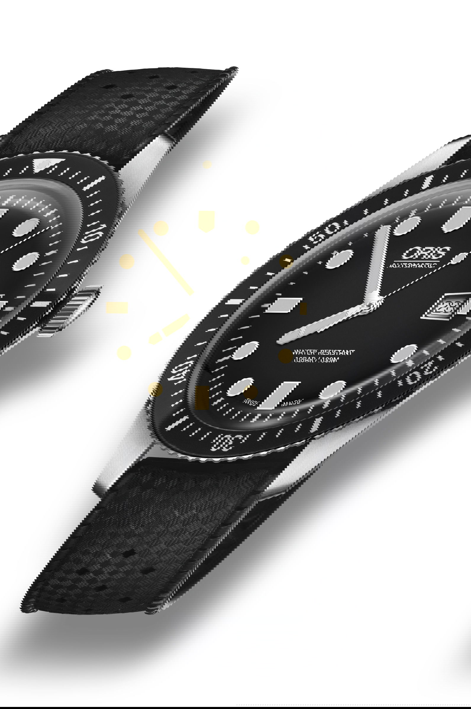 Oris Divers Sixty-Five luxury timepiece - detailed view