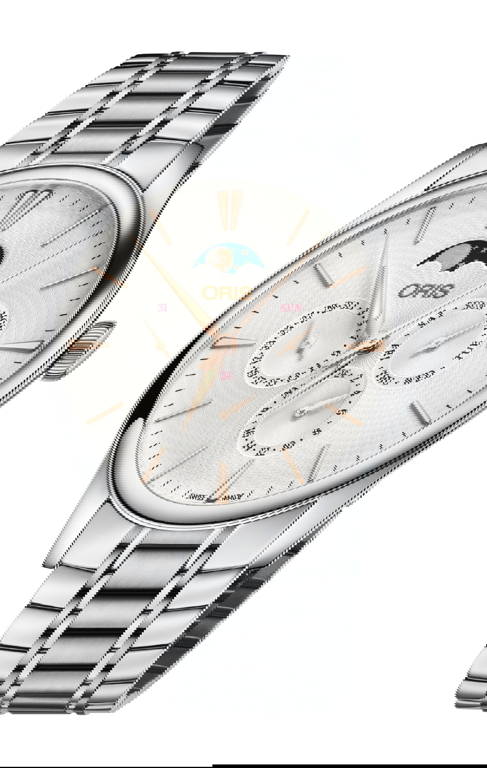 Oris Artelier Complication luxury timepiece - detailed view