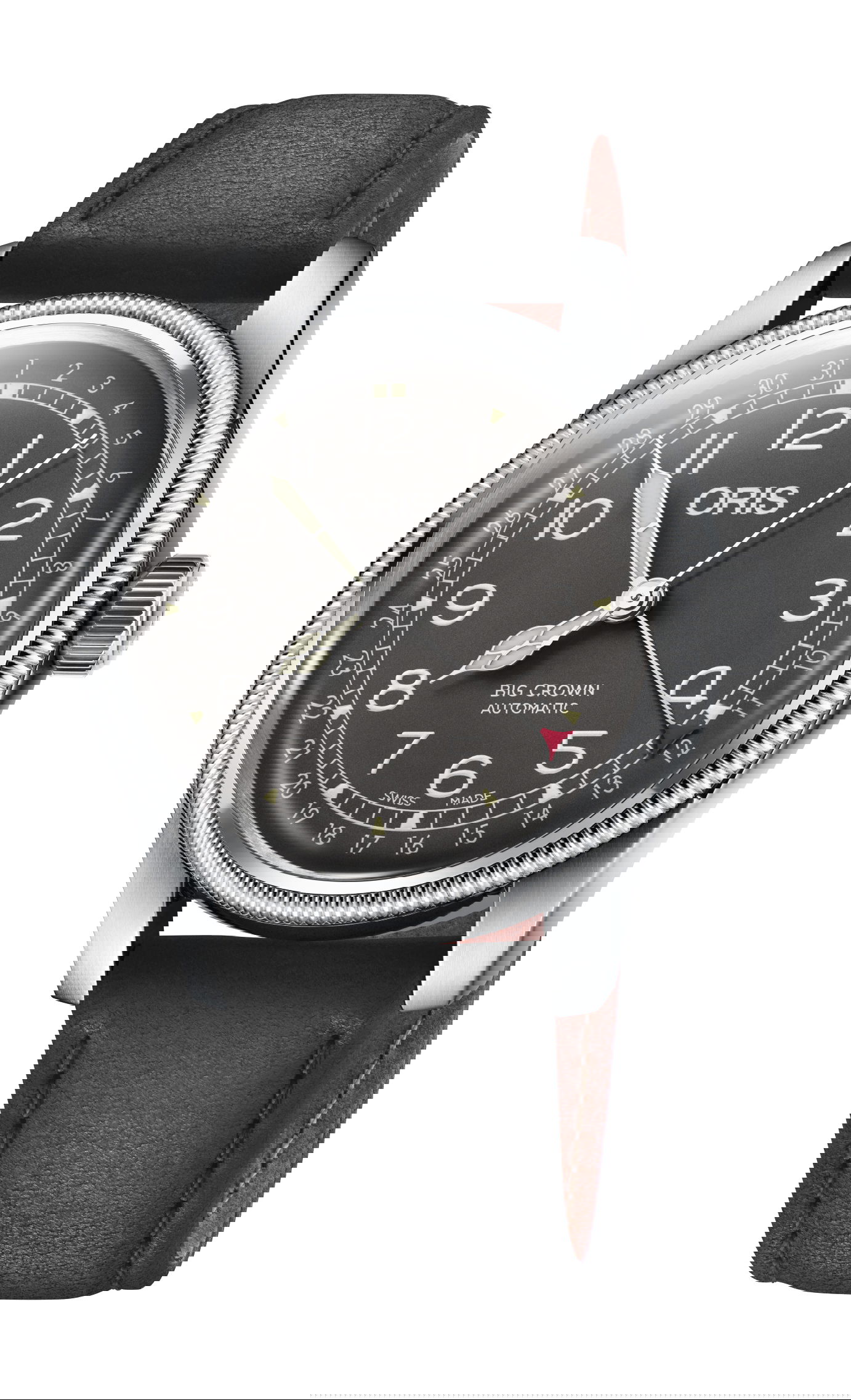 Oris Big Crown Pointer Date luxury timepiece - detailed view