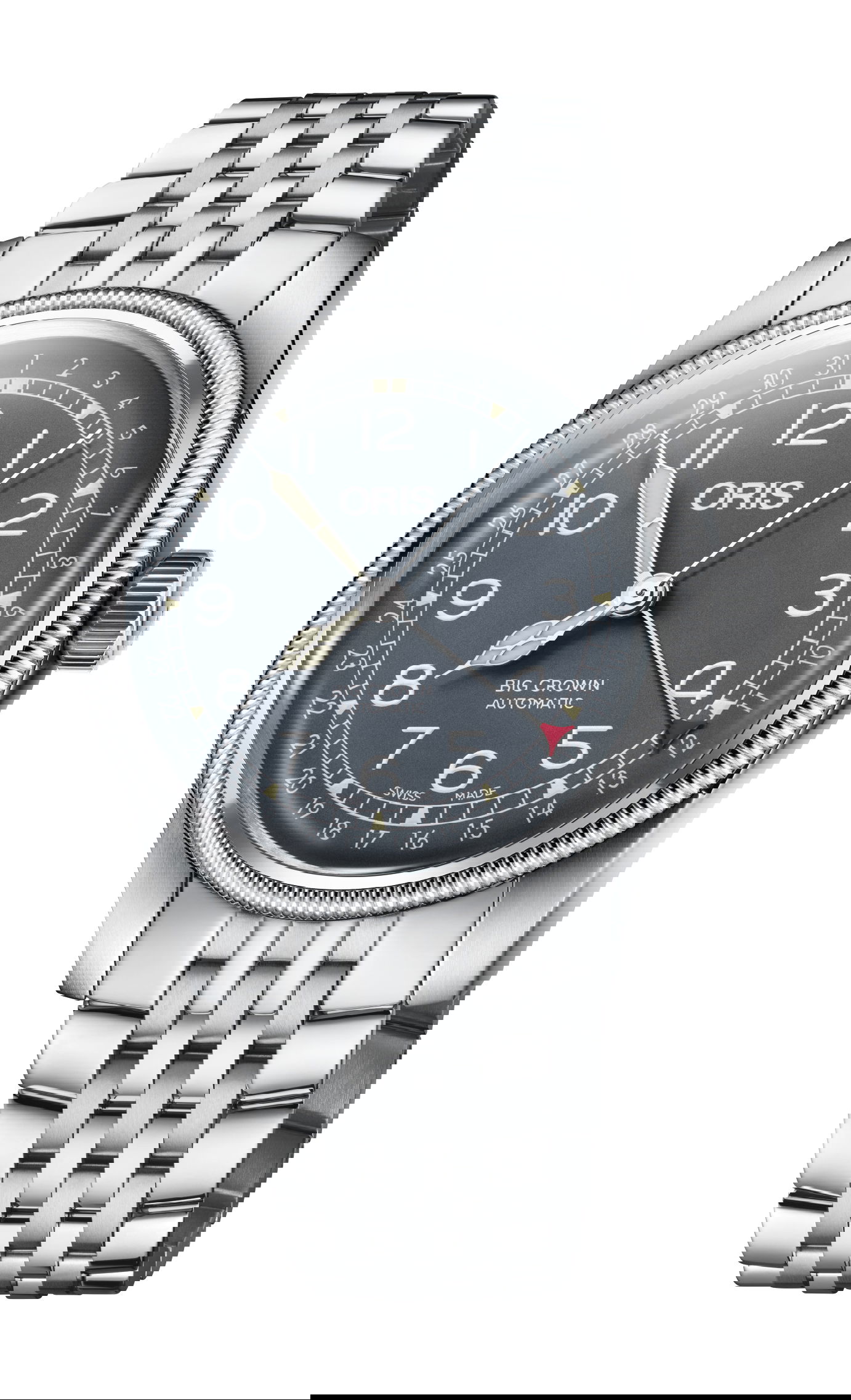 Oris Big Crown Pointer Date luxury timepiece - detailed view