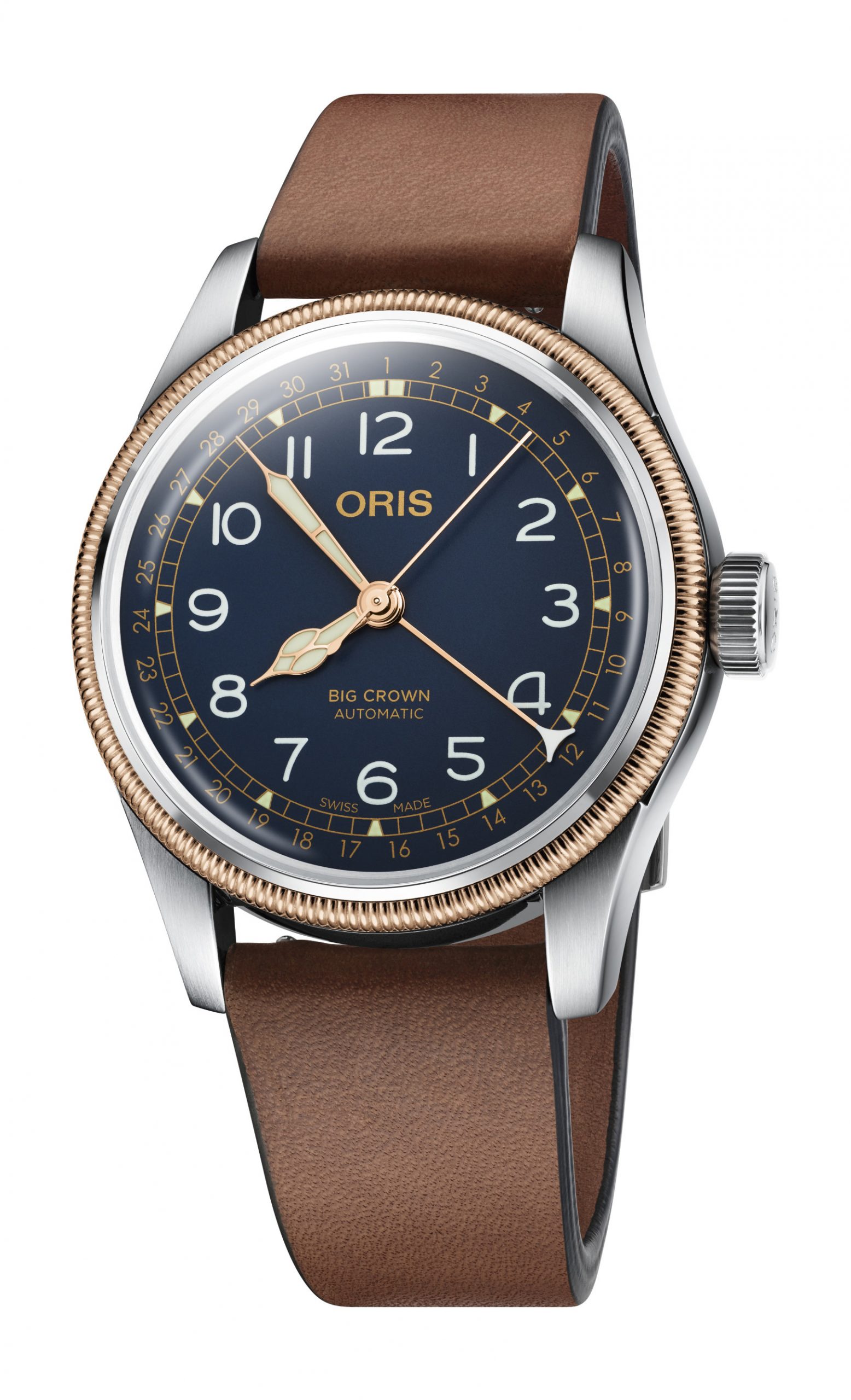 Oris Oris Big Crown Pointer Date luxury timepiece - detailed view