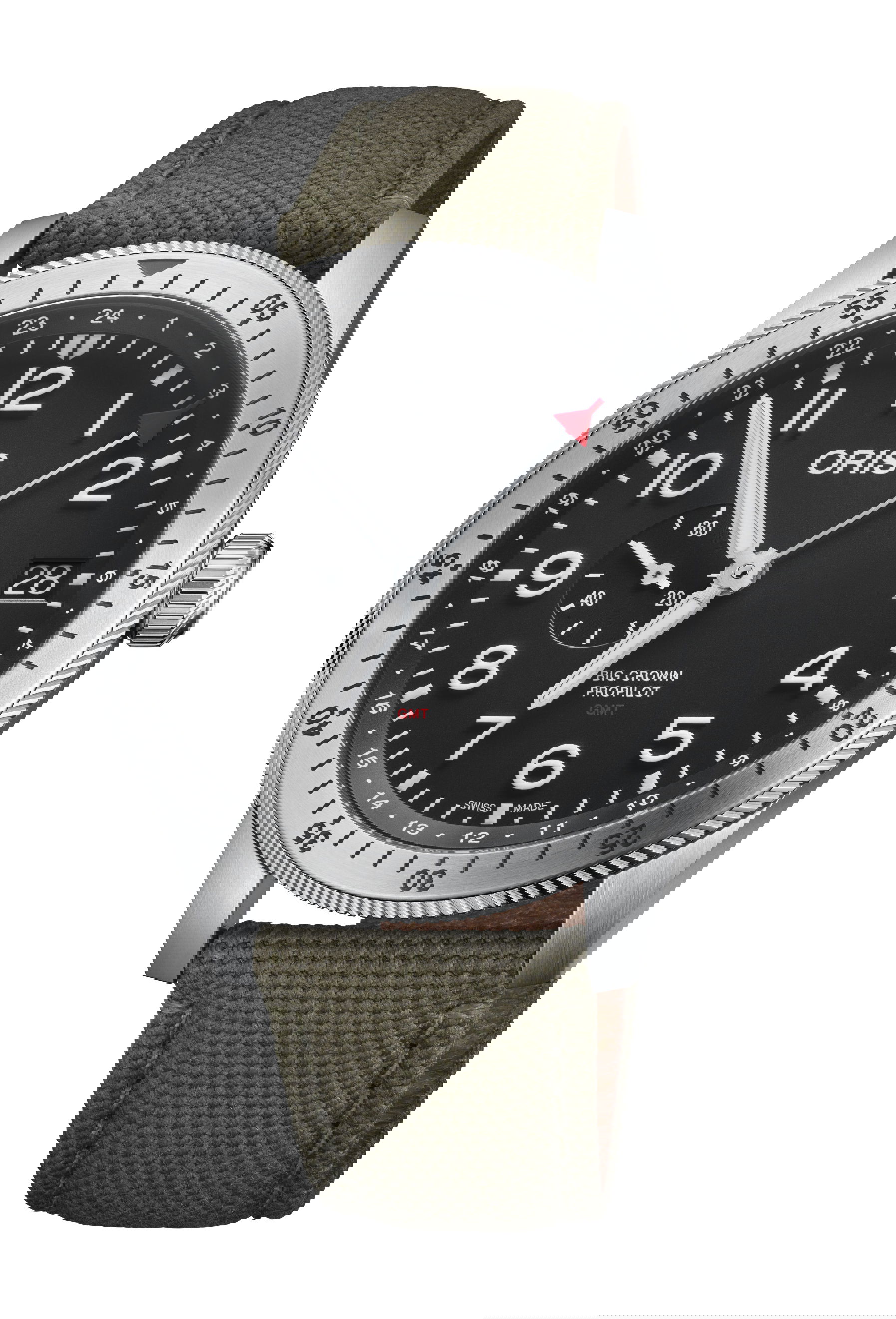 Oris Oris Big Crown Propilot Timer GMT luxury timepiece - detailed view