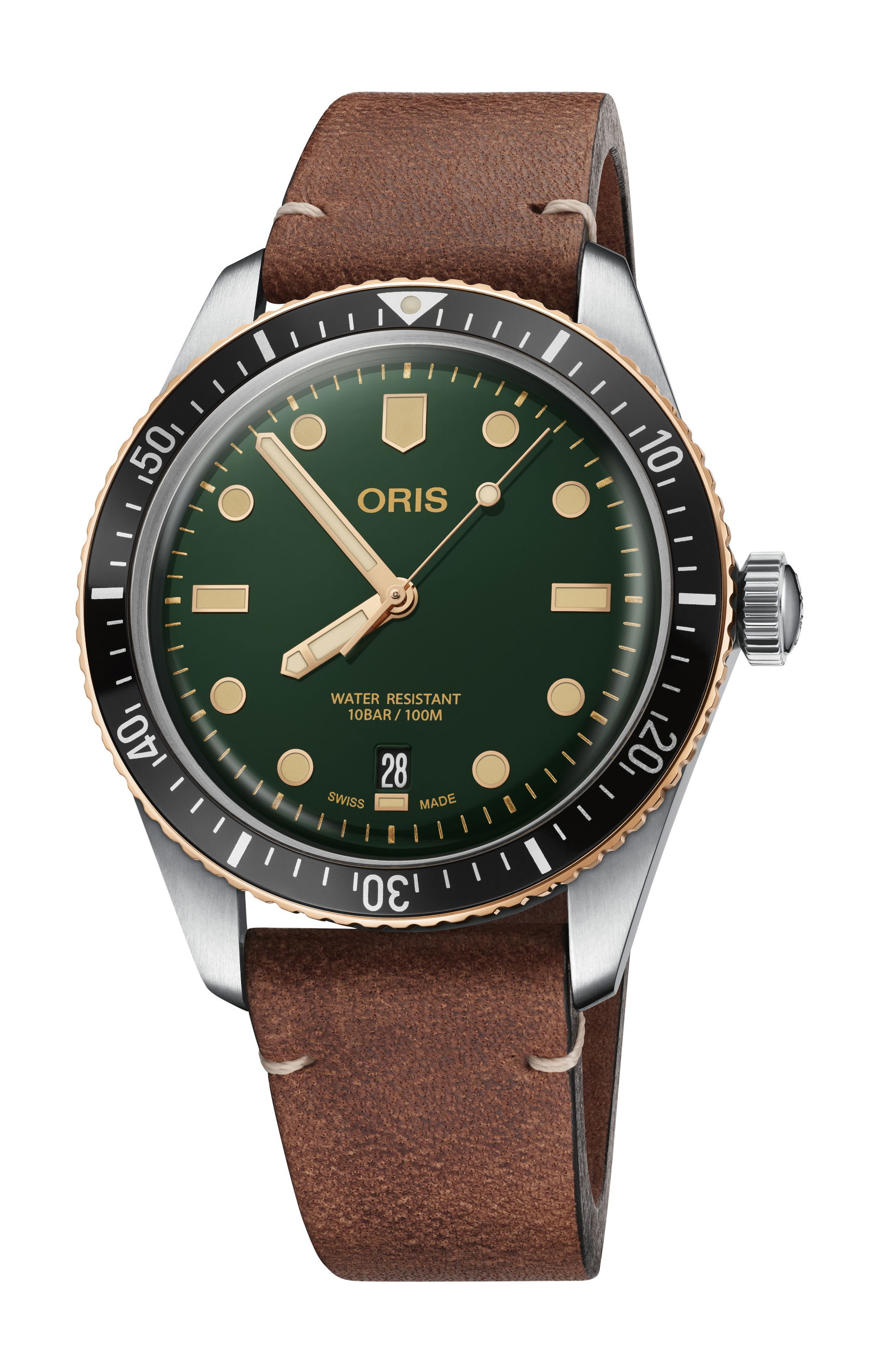 Oris Divers Sixty-Five luxury timepiece - detailed view