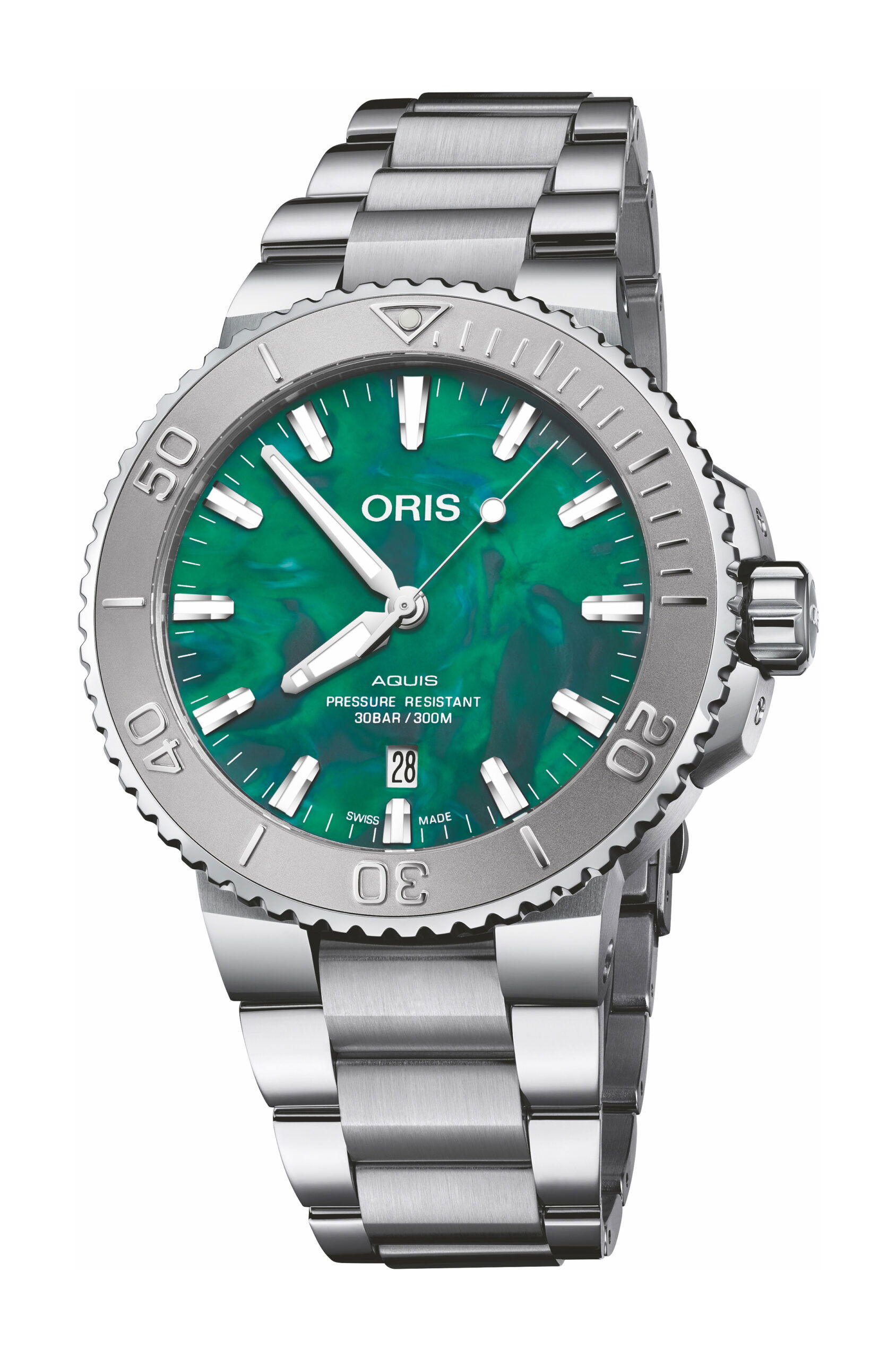 Oris Oris X Bracenet luxury timepiece - detailed view