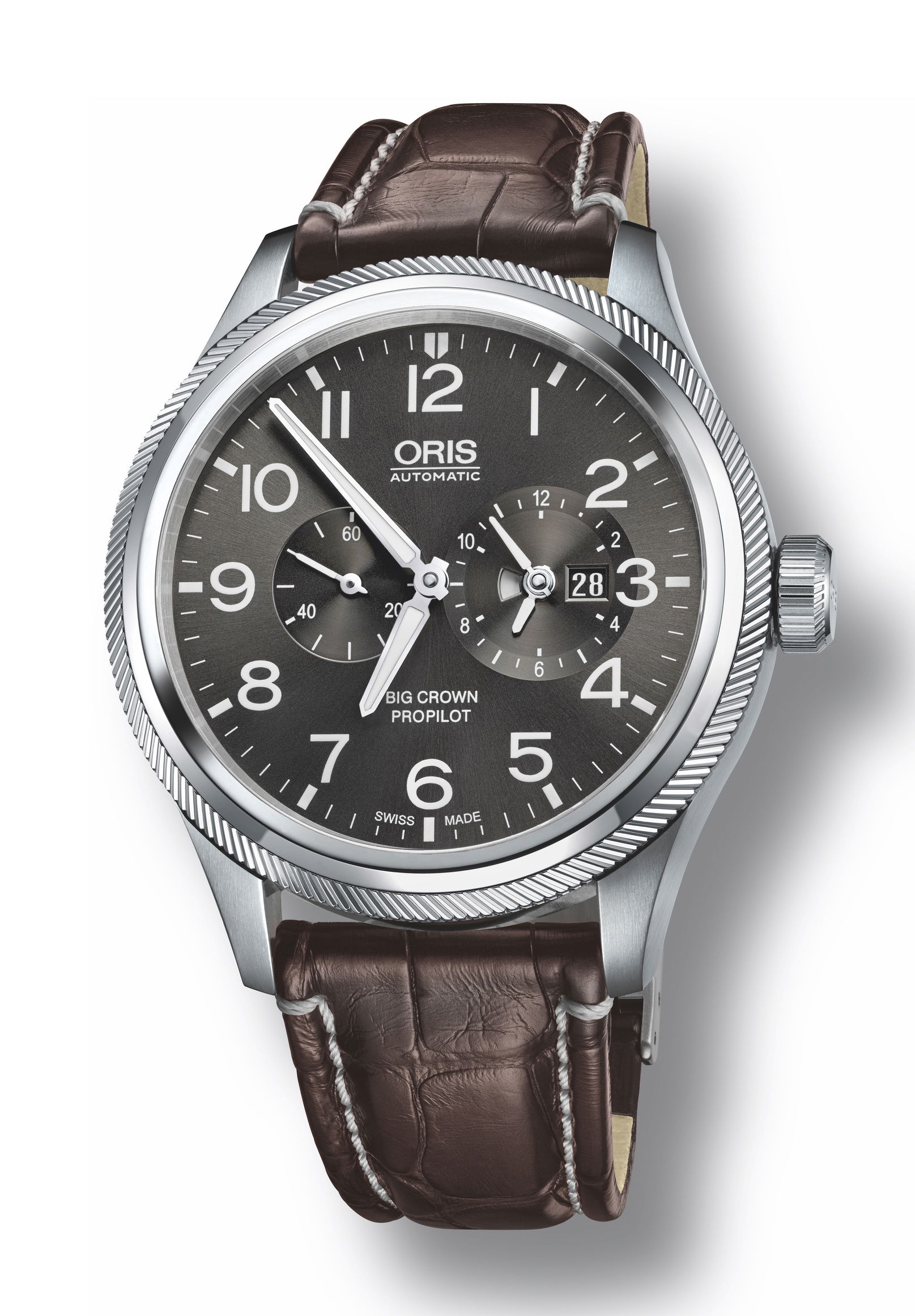 Oris Propilot Worldtimer luxury timepiece - detailed view