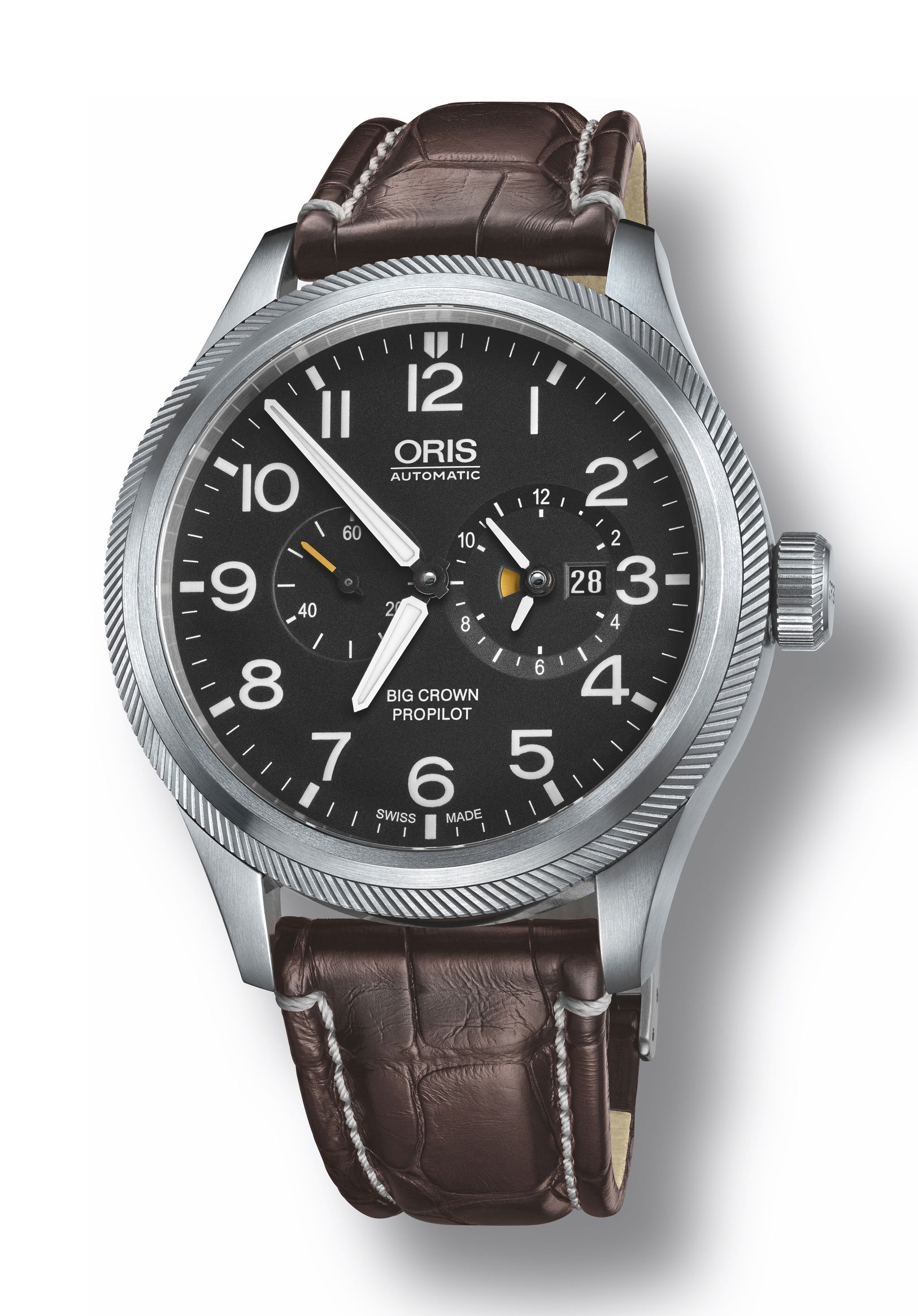 Oris Propilot Worldtimer luxury timepiece - detailed view