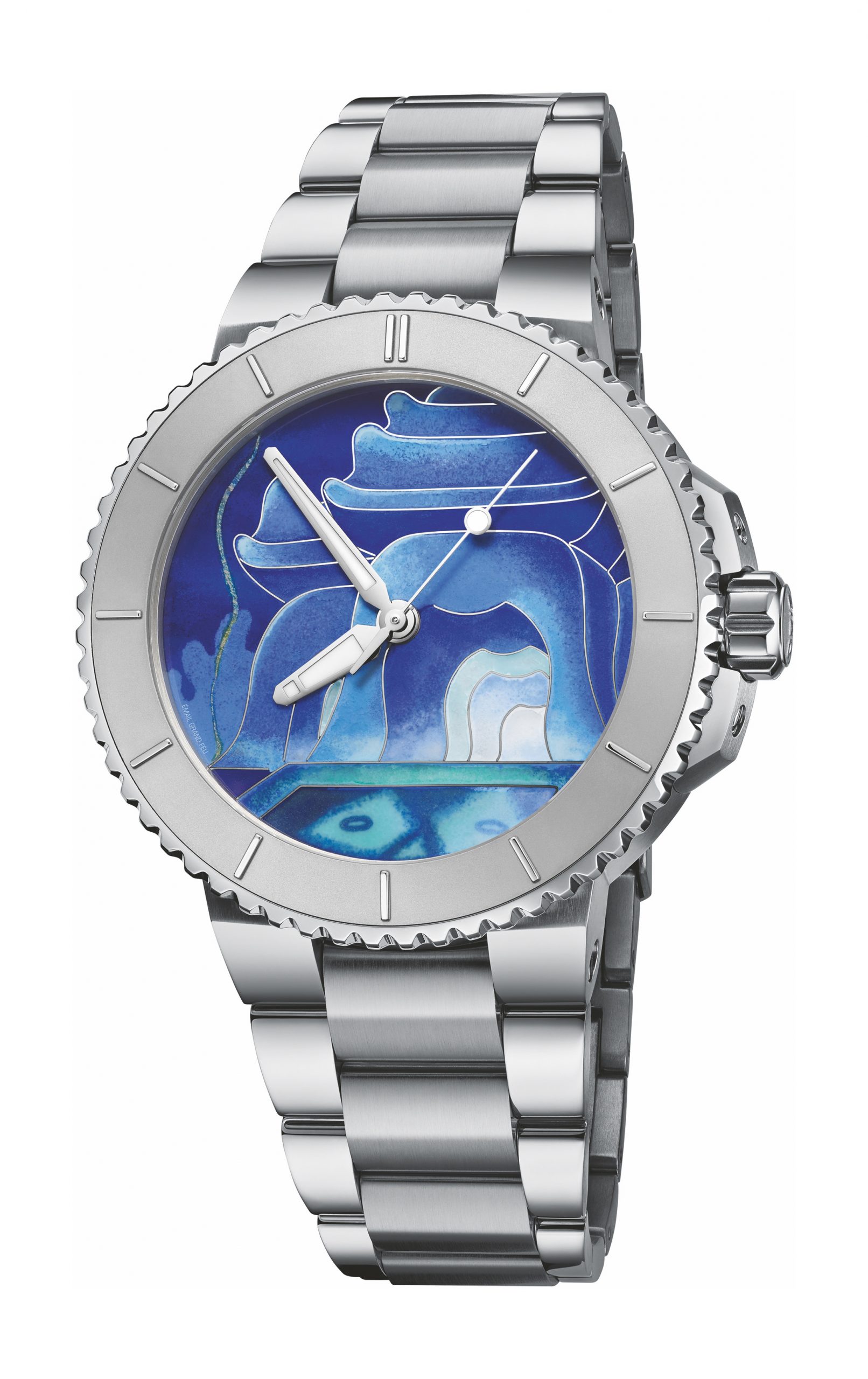 Oris Aquis Sun Wukong Artist Edition luxury timepiece - detailed view