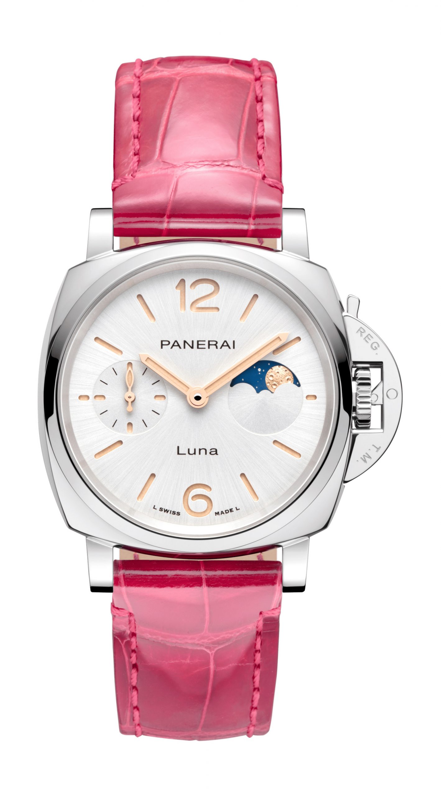Panerai Luminor Due Luna luxury timepiece - detailed view