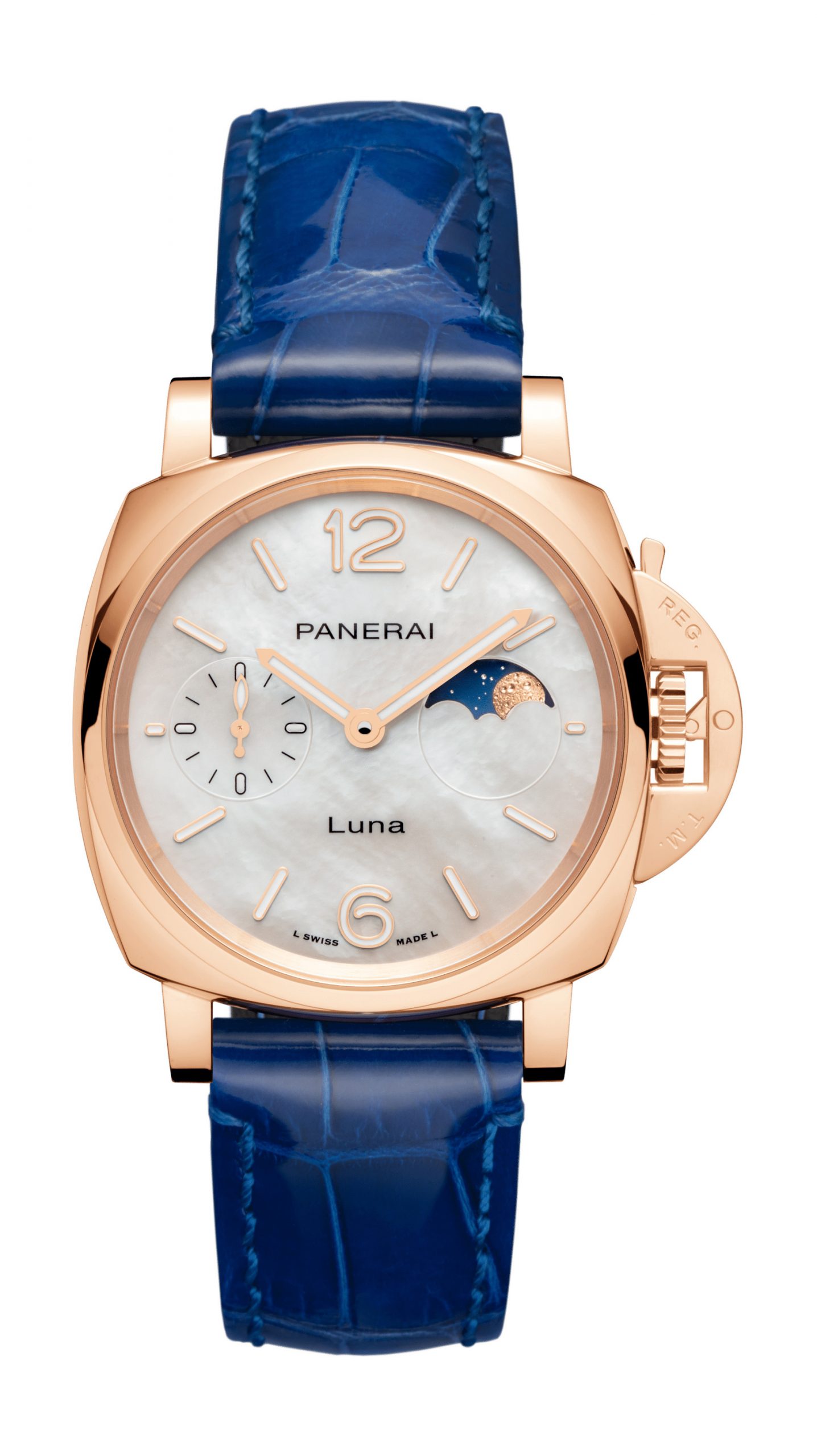 Panerai Luminor Due Luna Goldtech™ luxury timepiece - detailed view