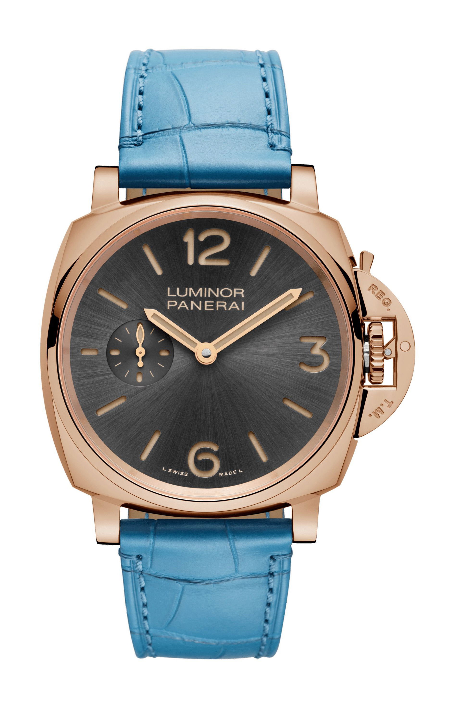 Panerai Luminor Due luxury timepiece - detailed view