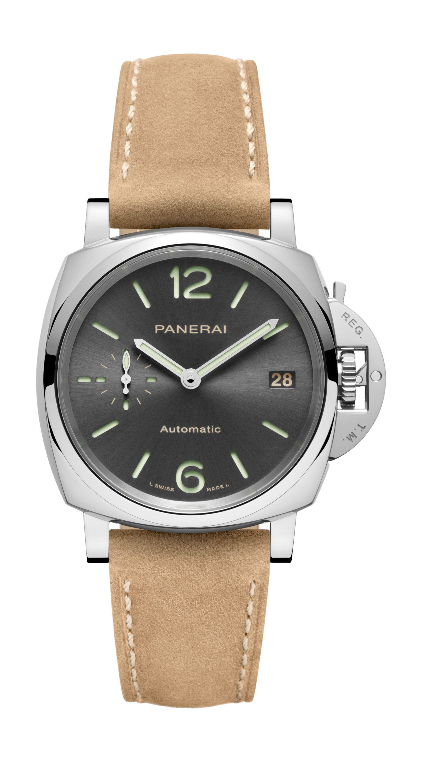 Panerai Luminor Due luxury timepiece - detailed view