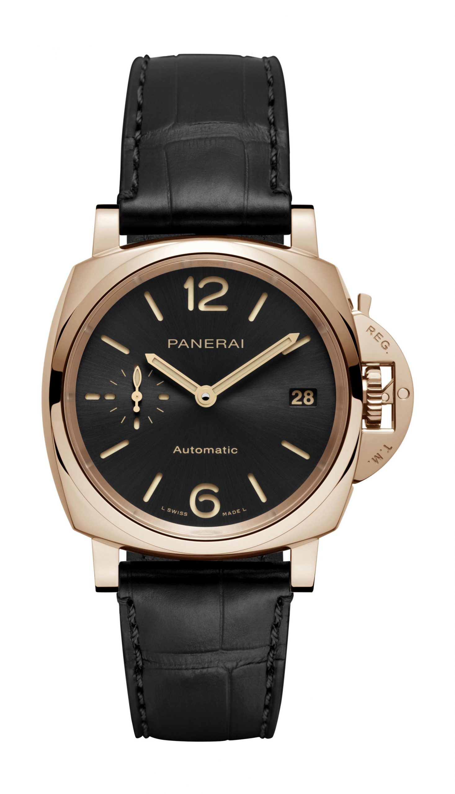 Panerai Luminor Due luxury timepiece - detailed view