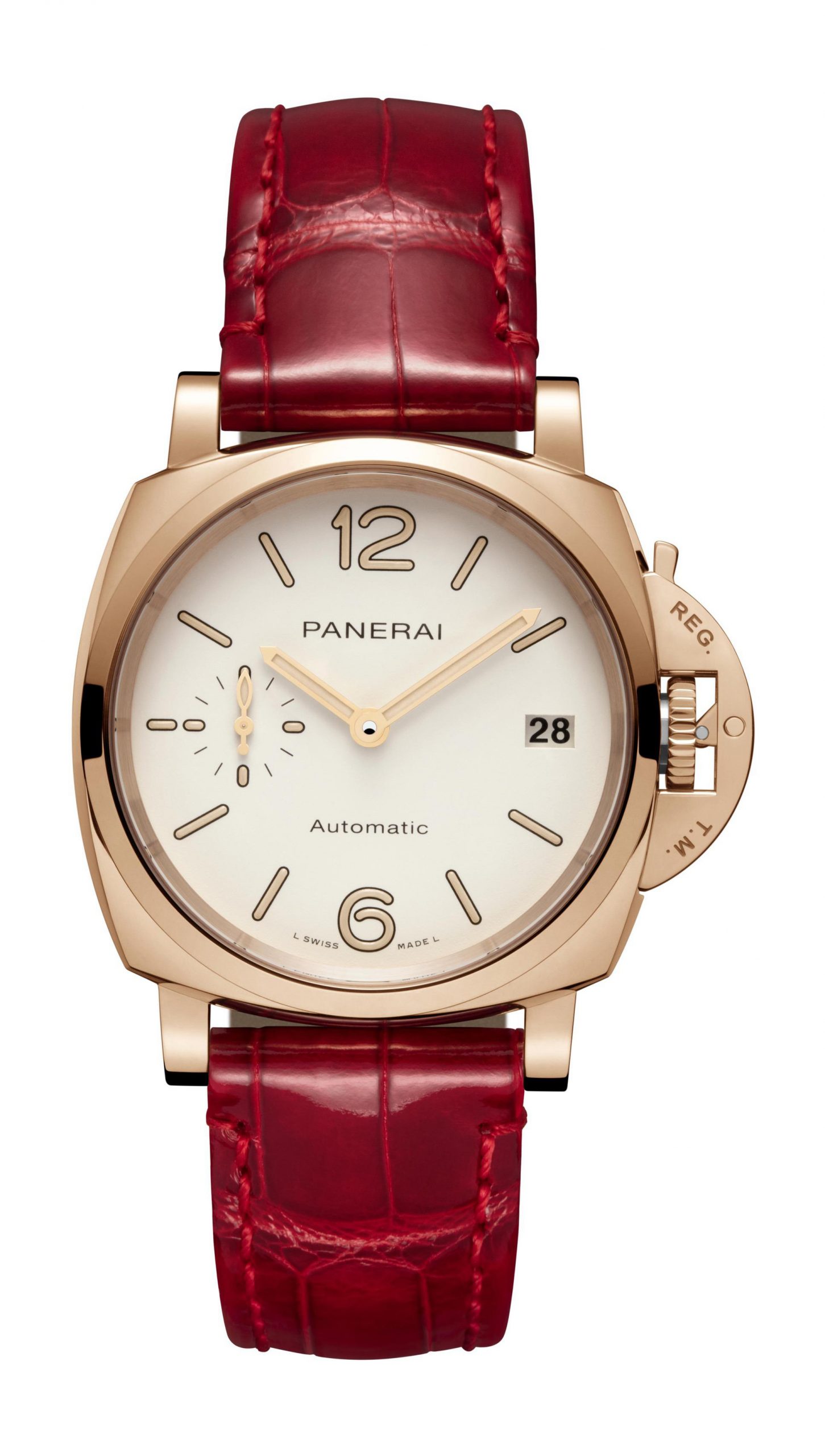 Panerai Luminor Due luxury timepiece - detailed view
