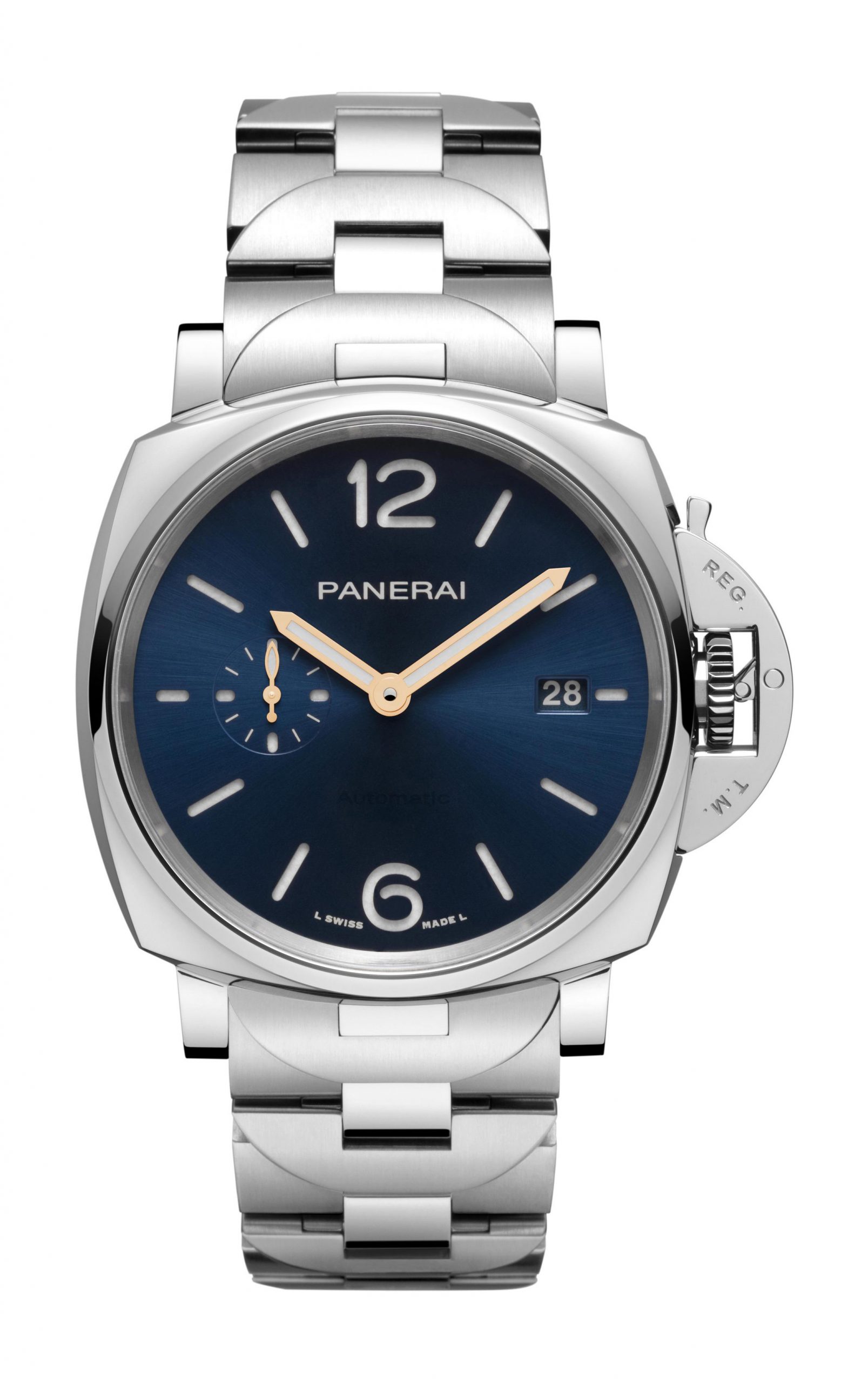 Panerai Luminor Due luxury timepiece - detailed view