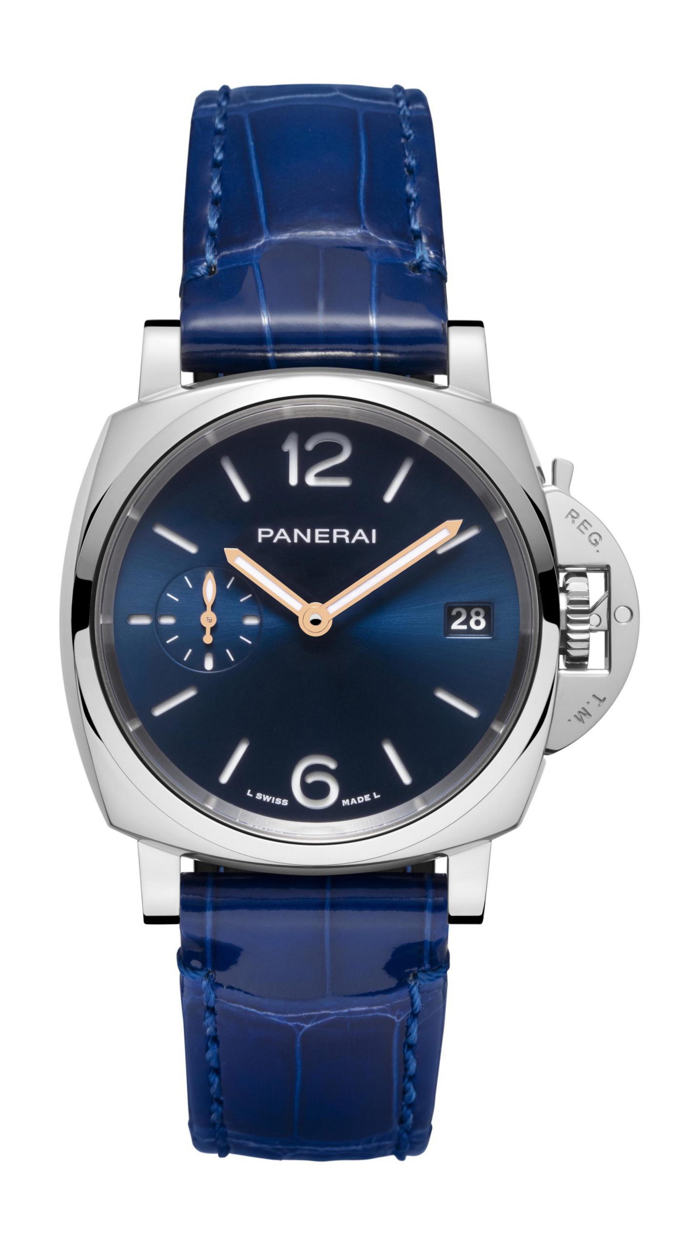 Panerai Luminor Due luxury timepiece - detailed view