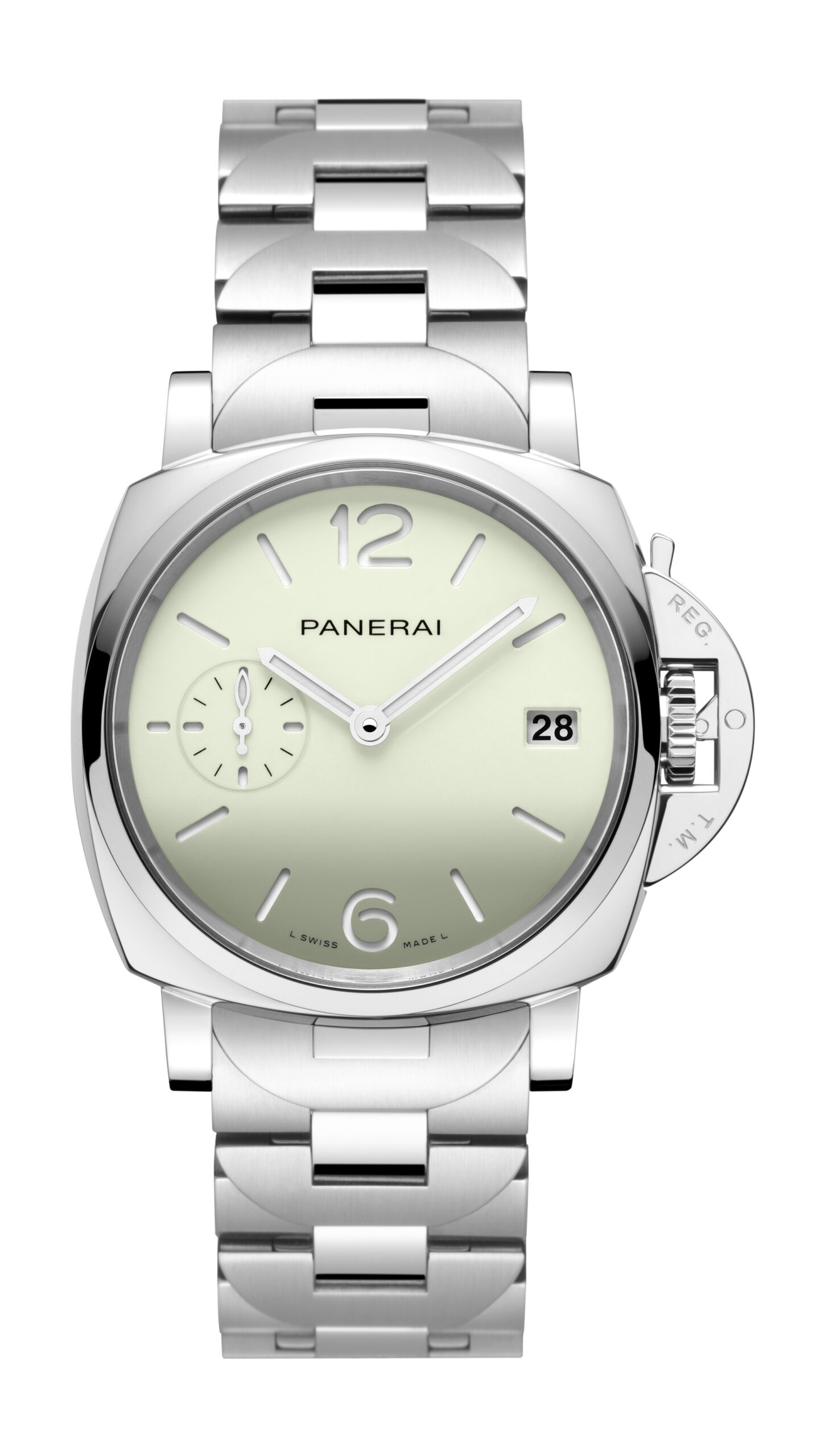Panerai Luminor Due luxury timepiece - detailed view