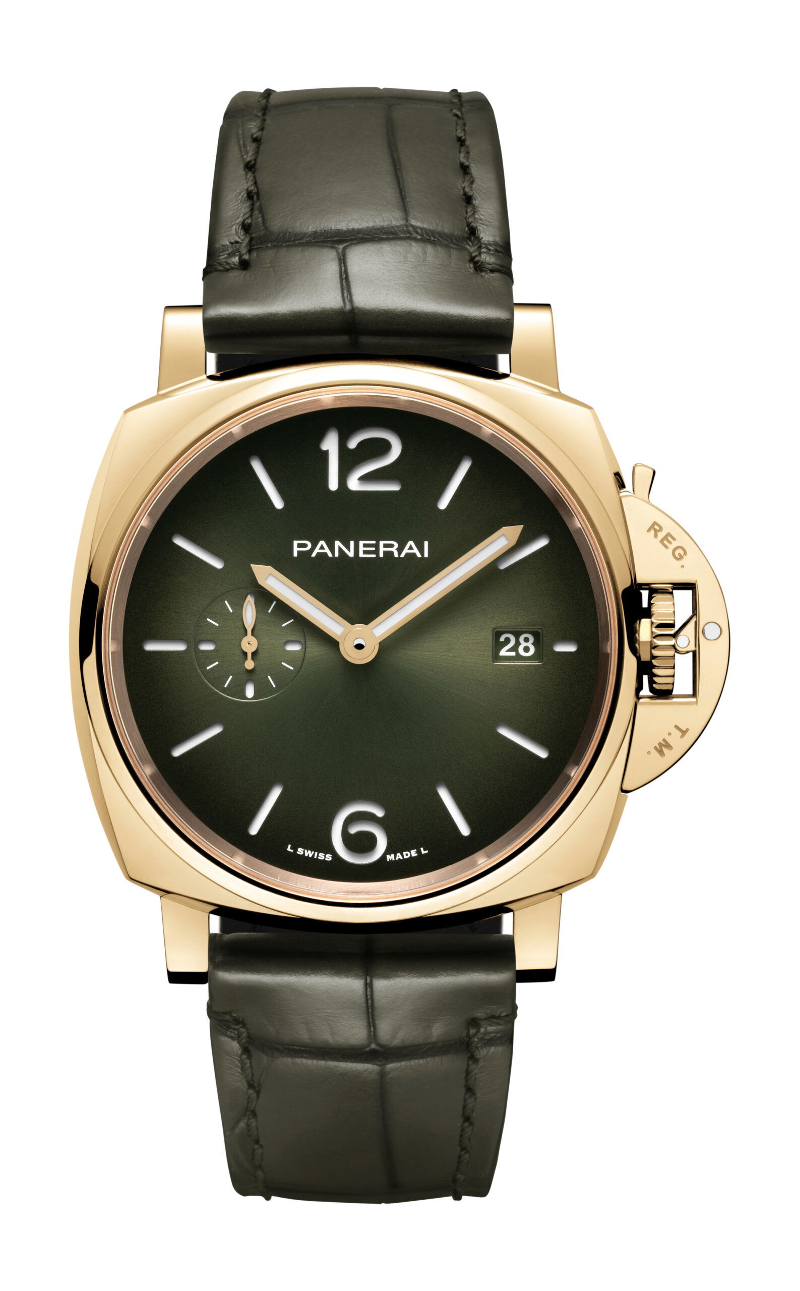 Panerai Luminor Due luxury timepiece - detailed view