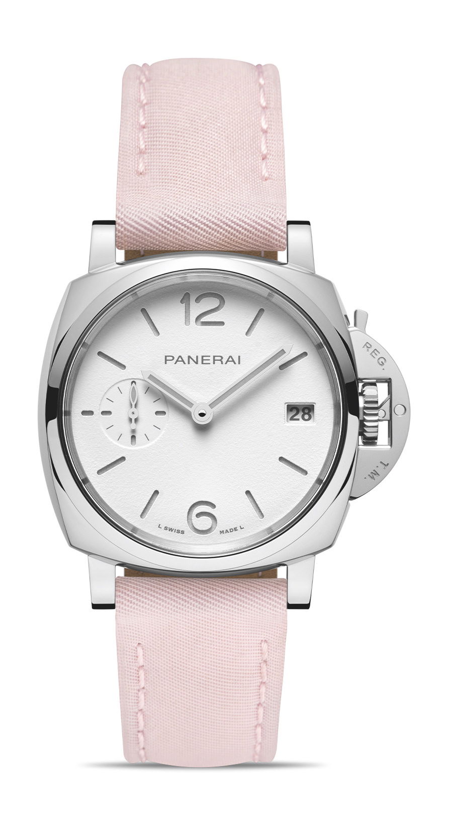 Panerai Luminor Due Prada Re-Nylon luxury timepiece - detailed view