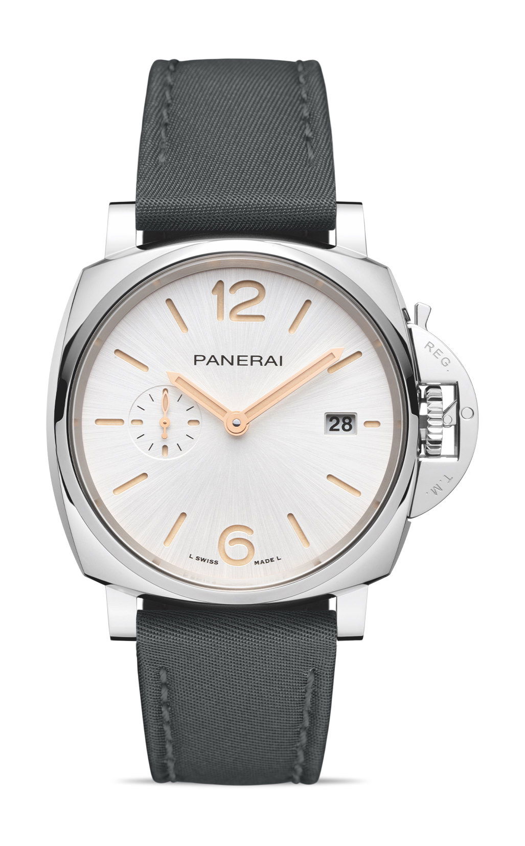 Panerai Luminor Due Prada Re-Nylon luxury timepiece - detailed view