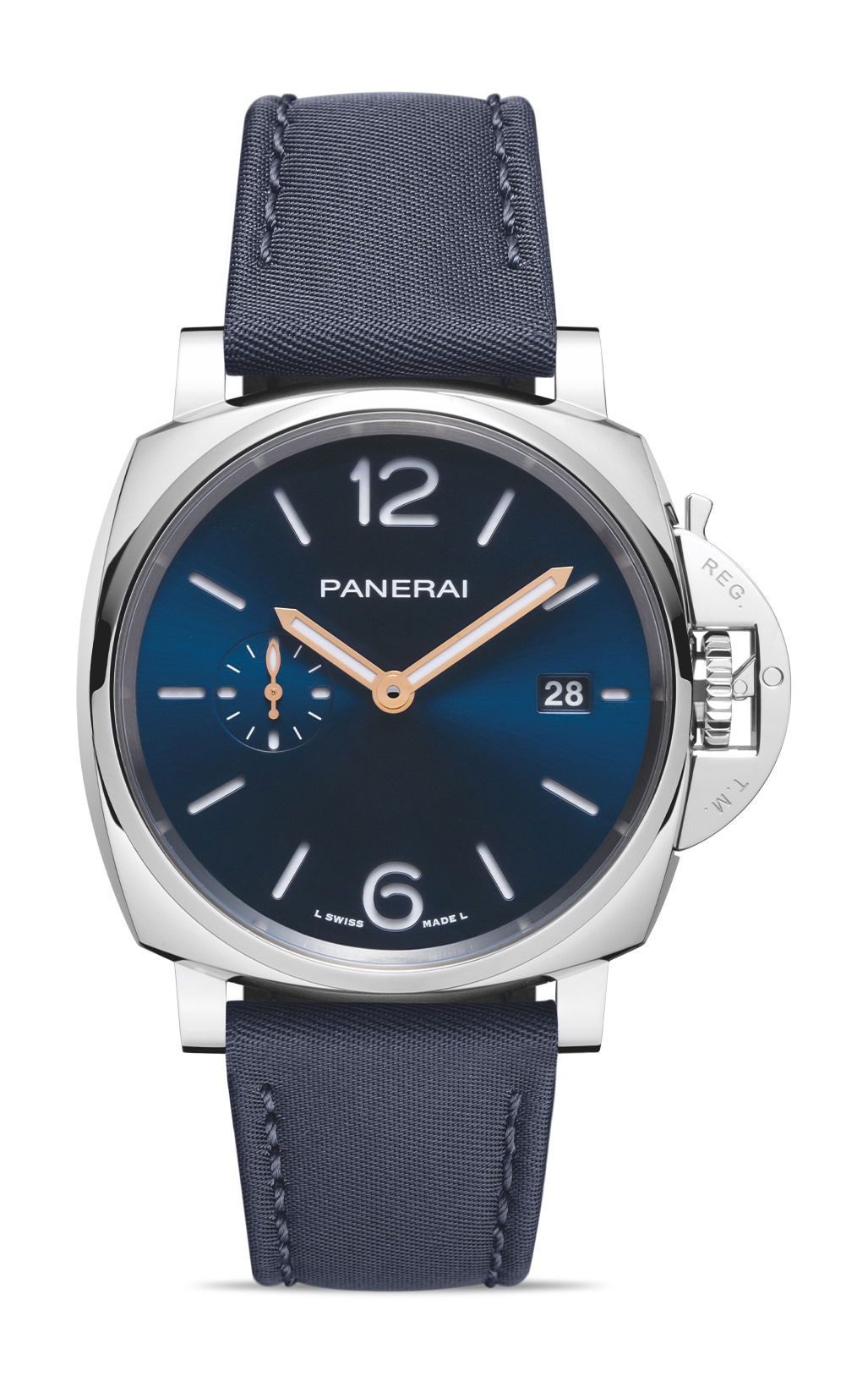 Panerai Luminor Due Prada Re-Nylon luxury timepiece - detailed view