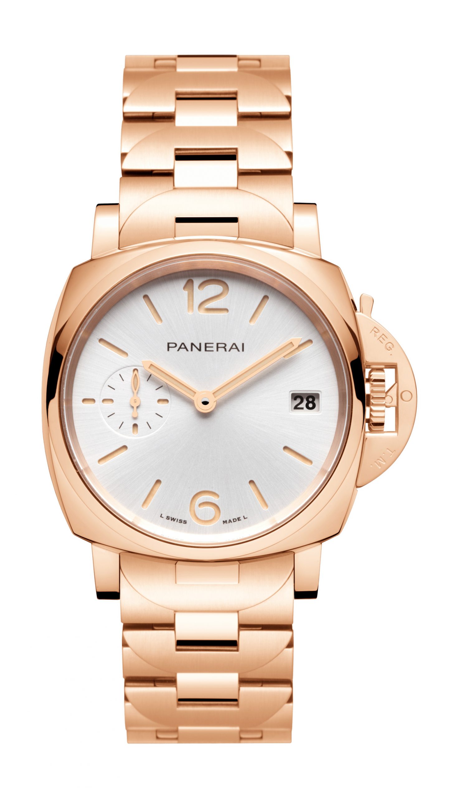 Panerai Luminor Due TuttoOro luxury timepiece - detailed view