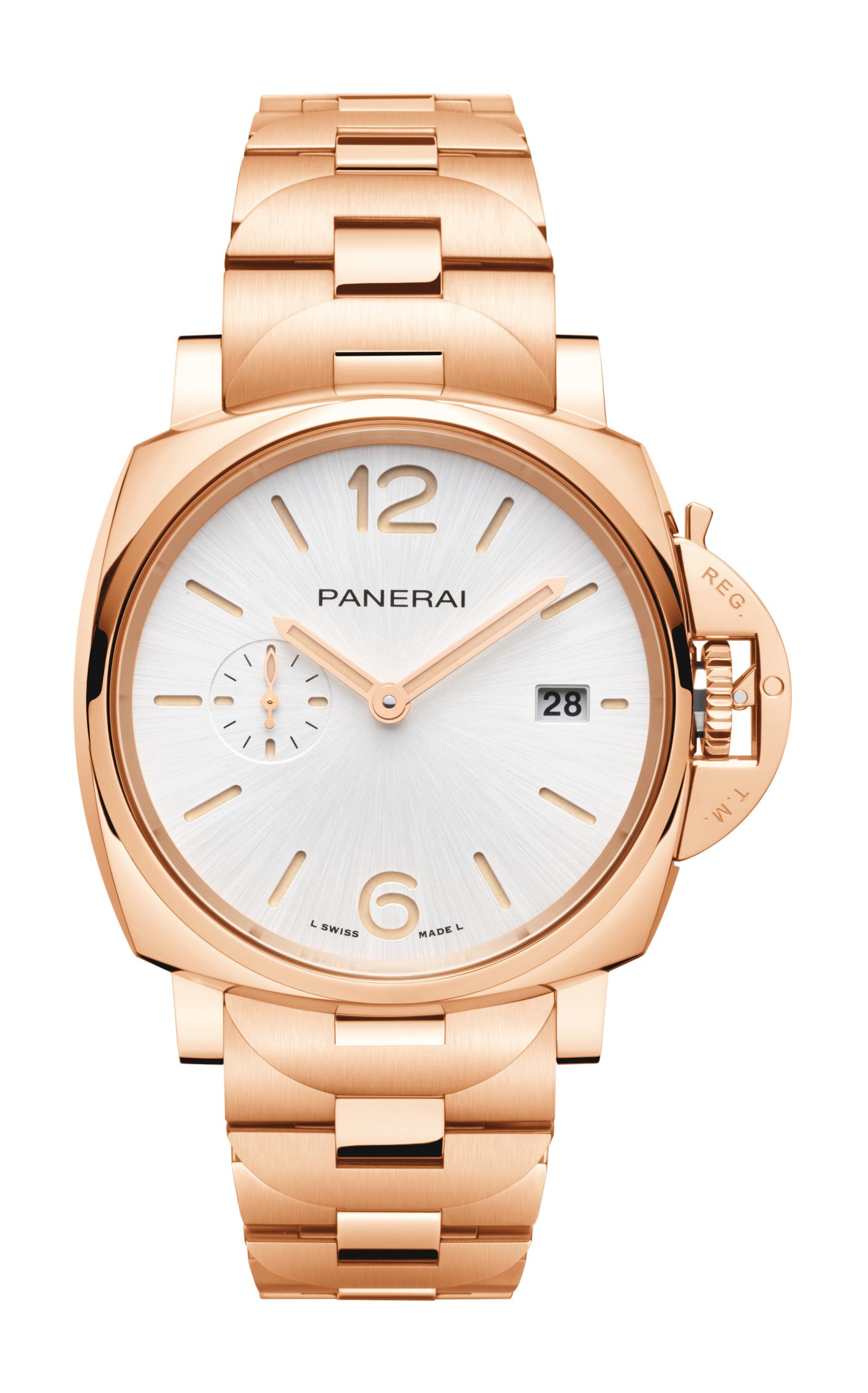 Panerai Luminor Due TuttoOro luxury timepiece - detailed view